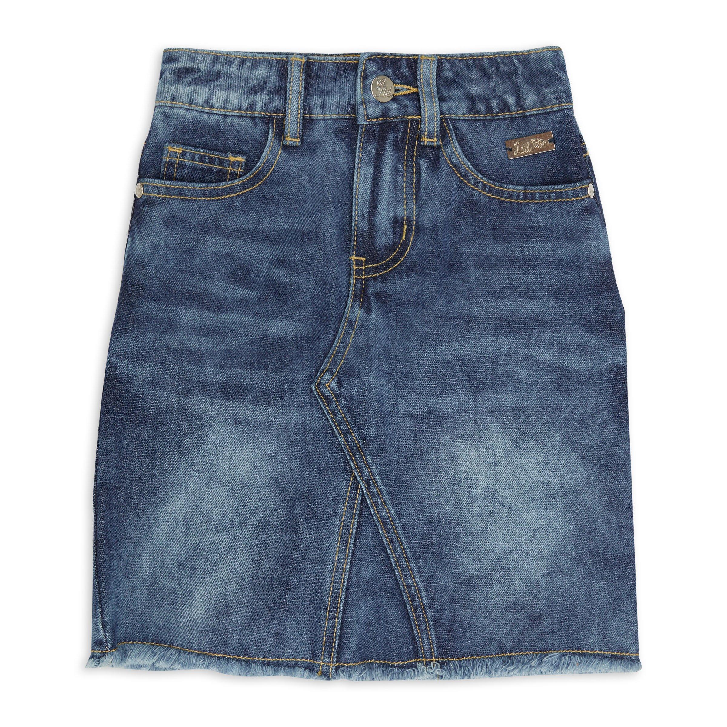 Kid Girls Blue Denim Skirt 3182947 LTD Kids