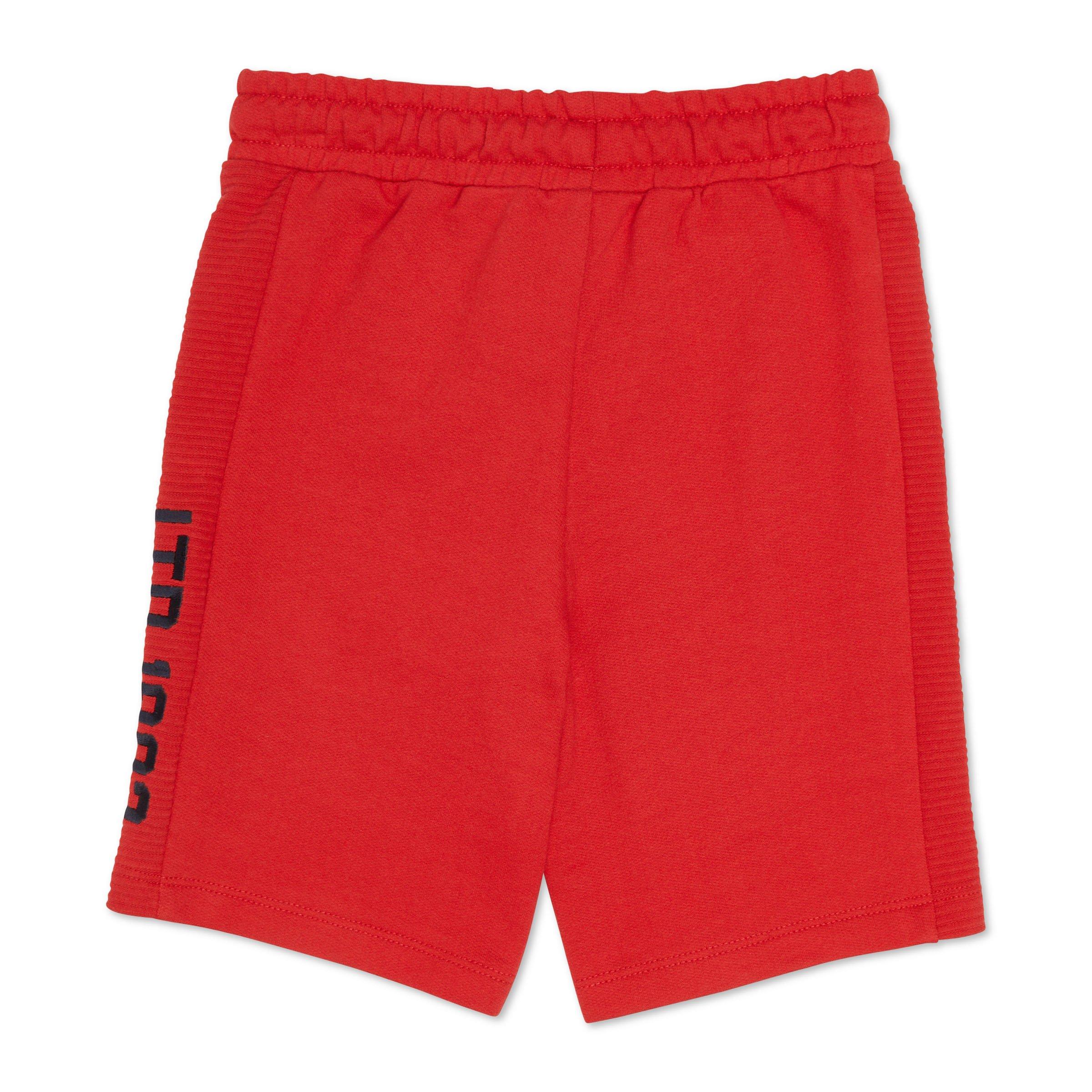 Mens red jogger shorts sale