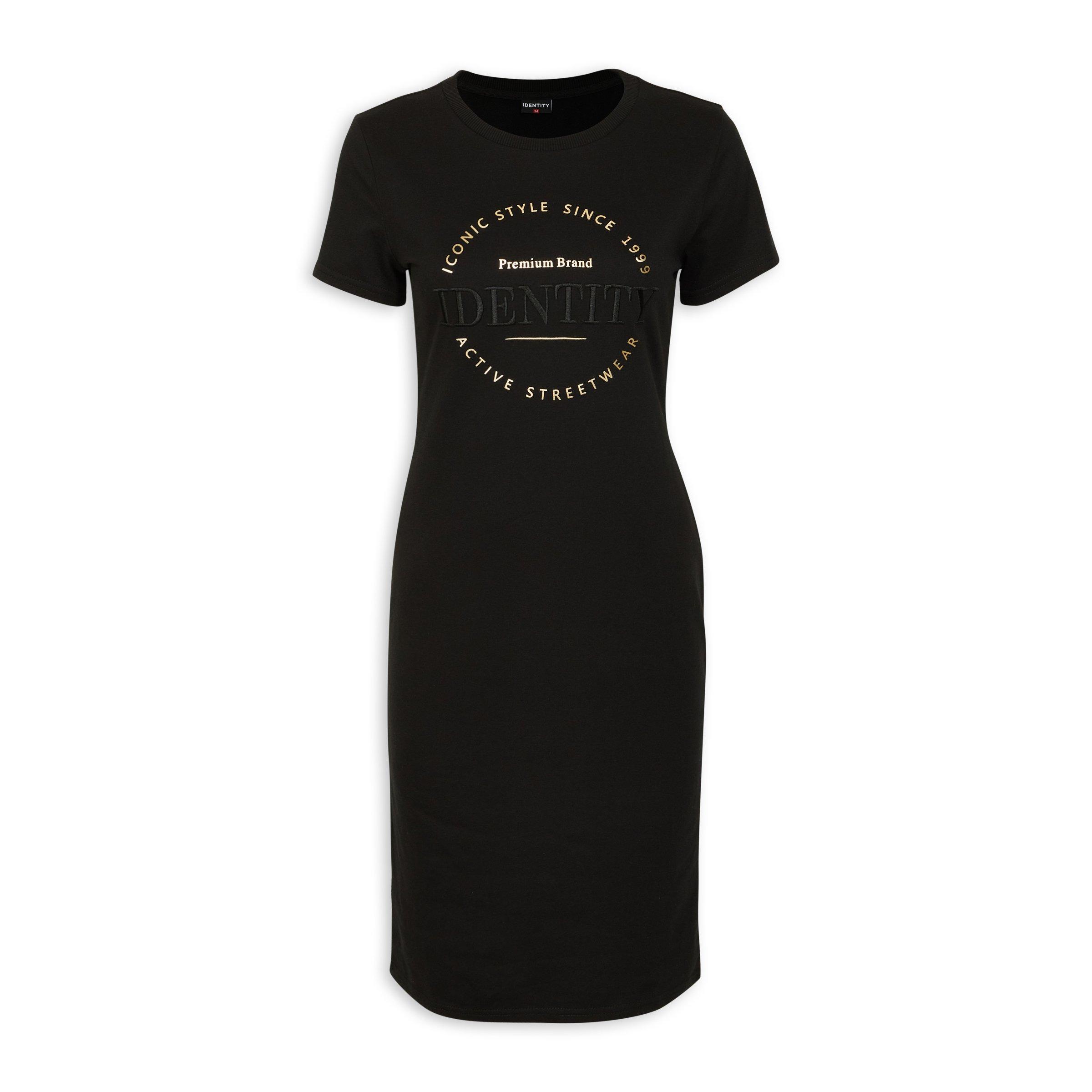 Black T shirt Dress 3183610 Identity