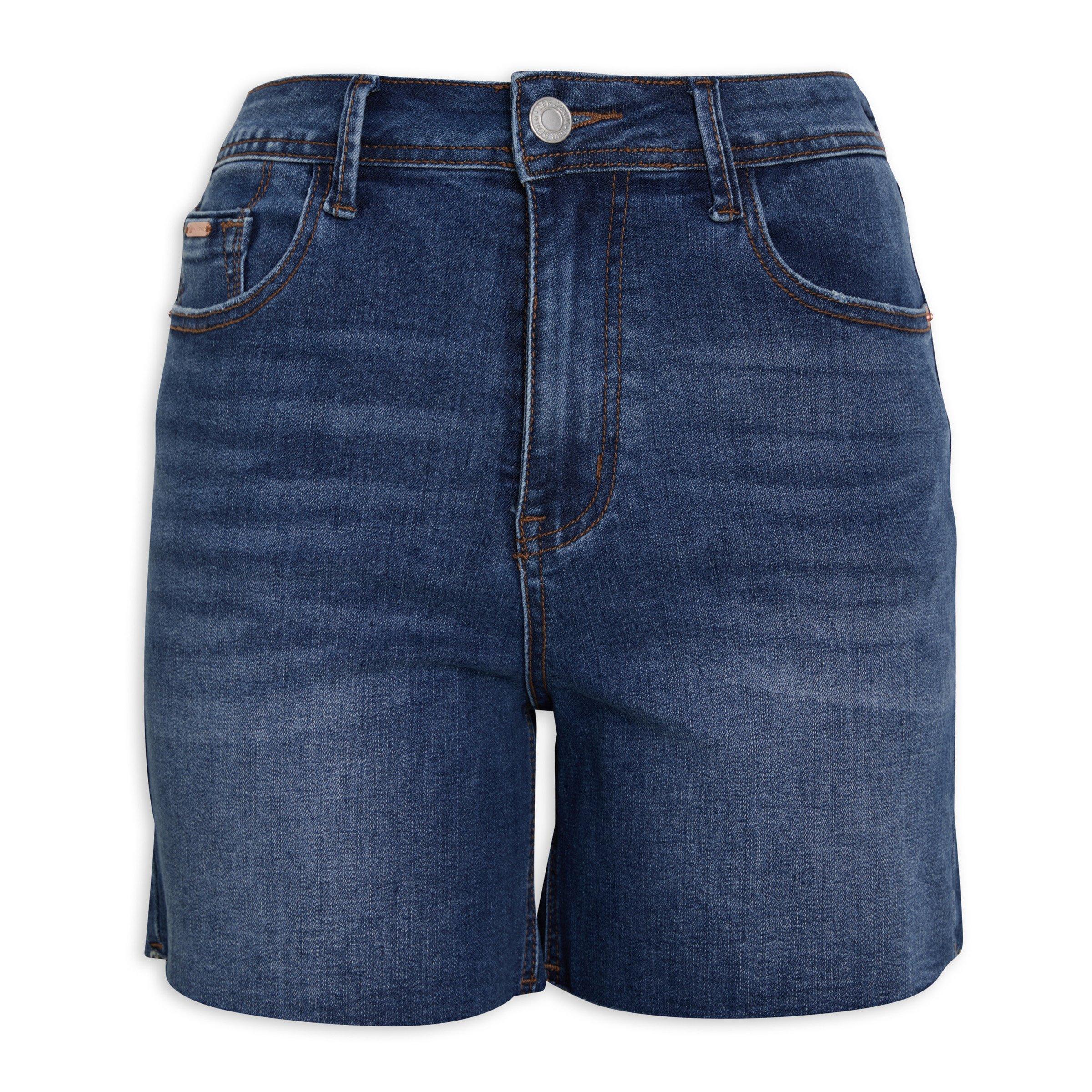 Vila Jo Mbd High Waist Shorts Blue 34 Woman