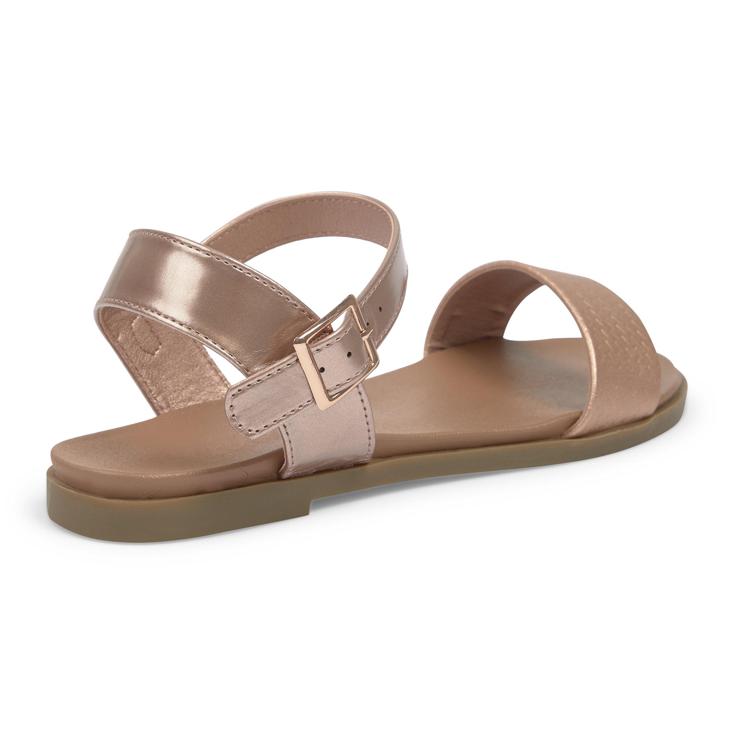 Rose Gold Ankle Strap Sandals (3183758) | Identity
