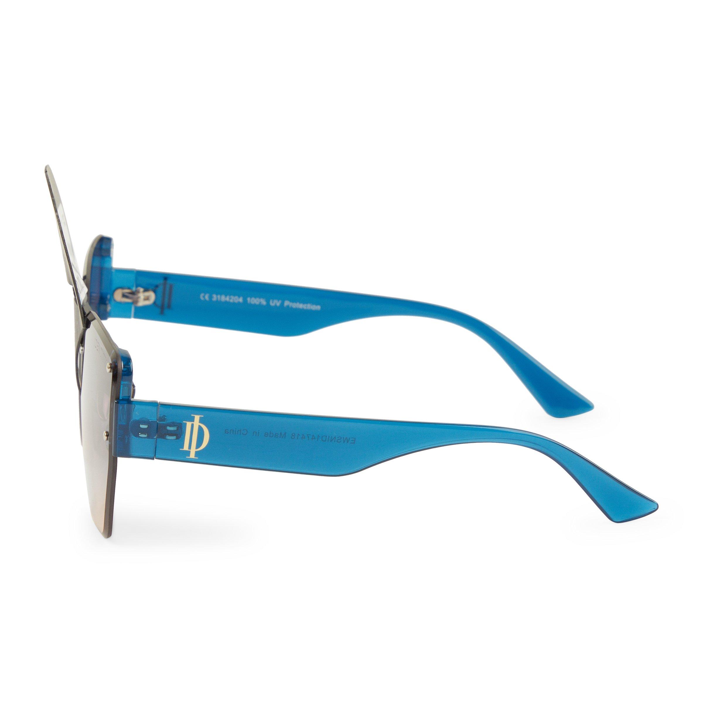 Blue Ombre Rimless Sunglasses (3184204) | Identity