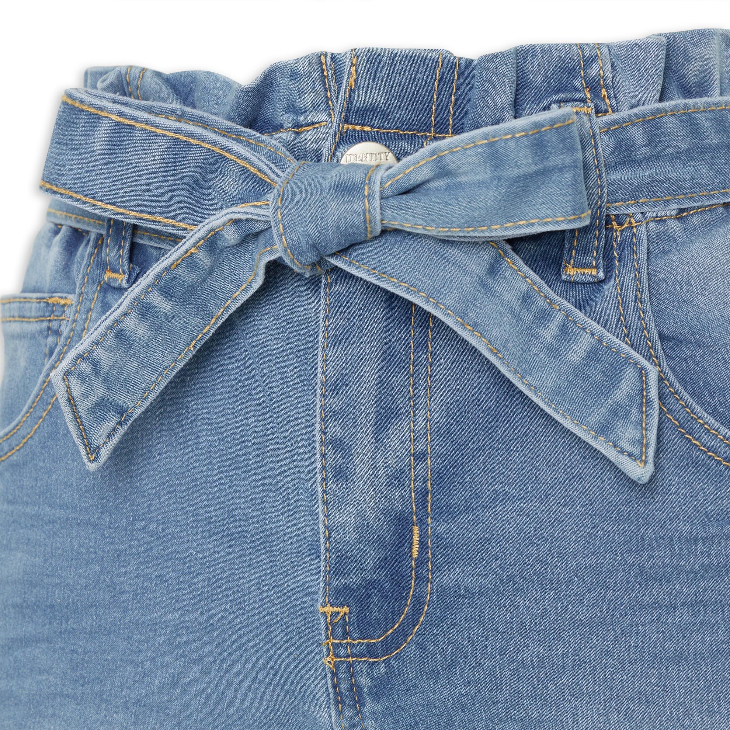 Light Blue Paperbag Shorts 3184369 Identity
