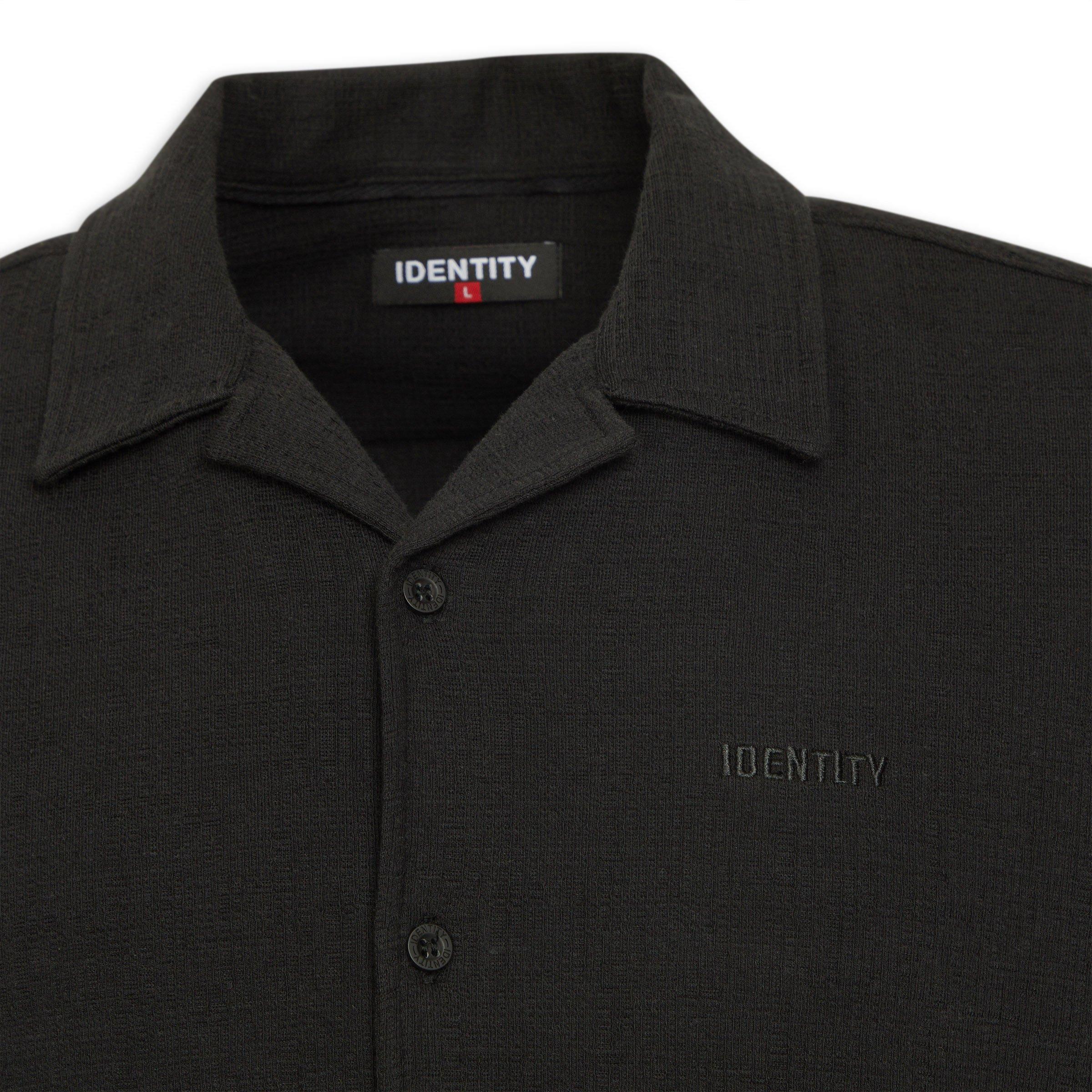 Black Textured Shirt (3184560) | Identity