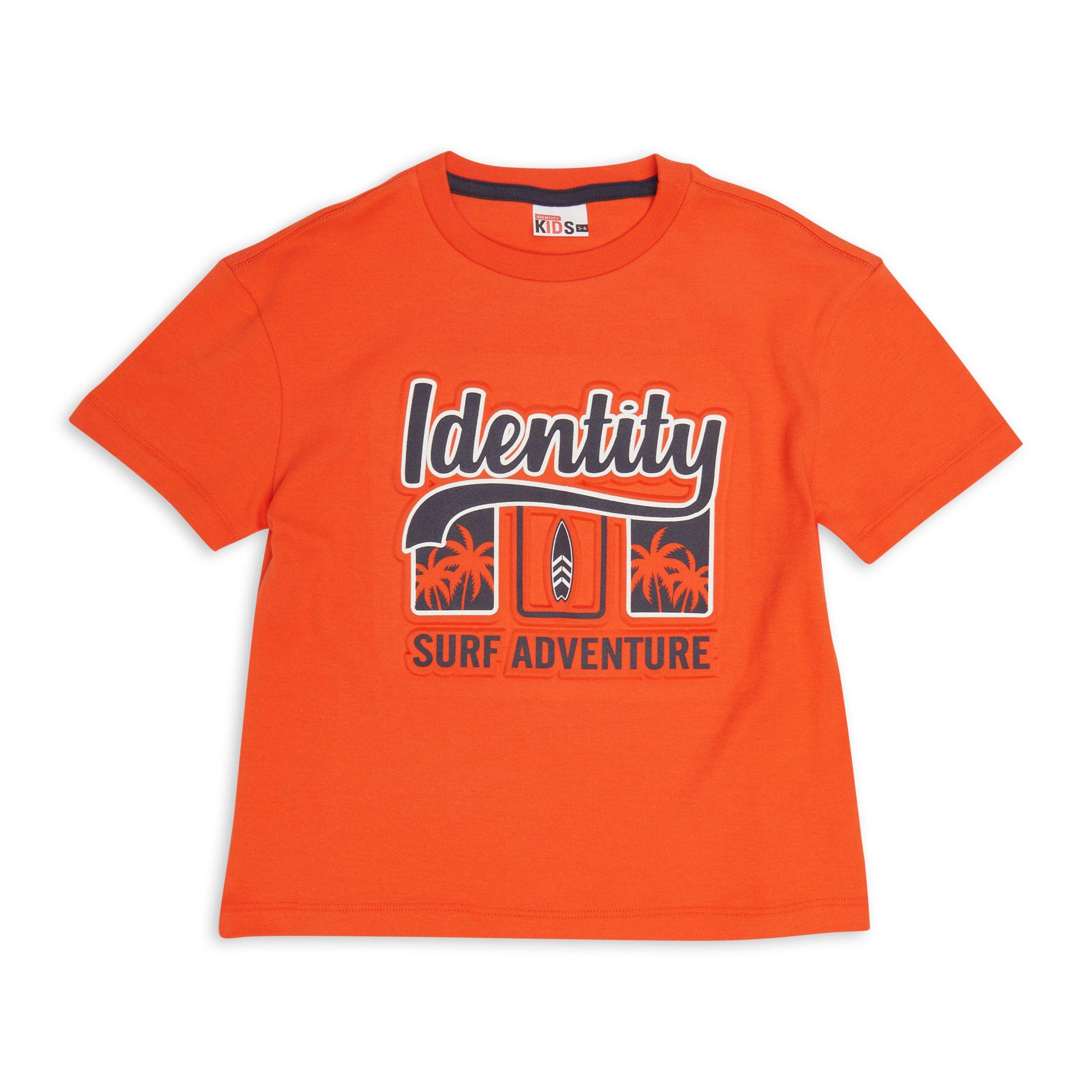 Kid Boys Orange T shirt 3185040 Identity