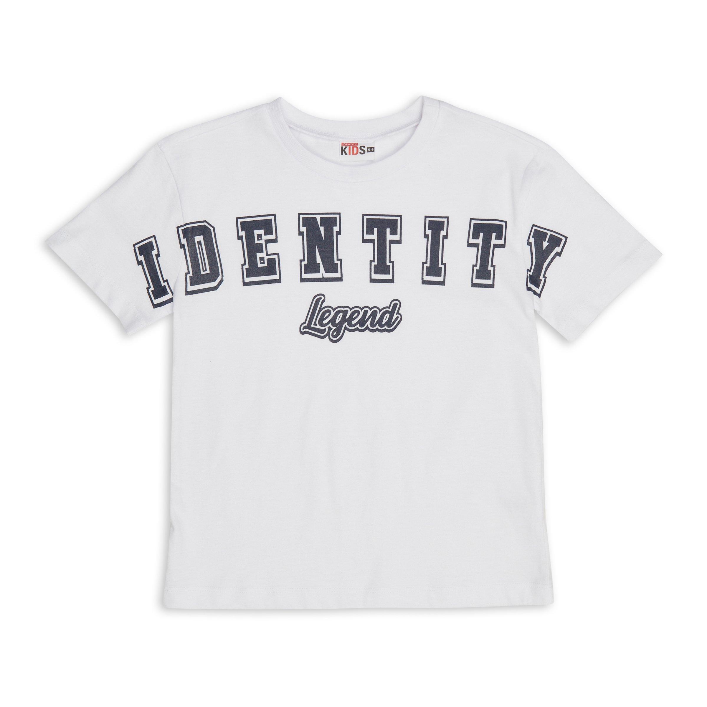 Kid Boys White Oversized T-shirt (3185401) | Identity