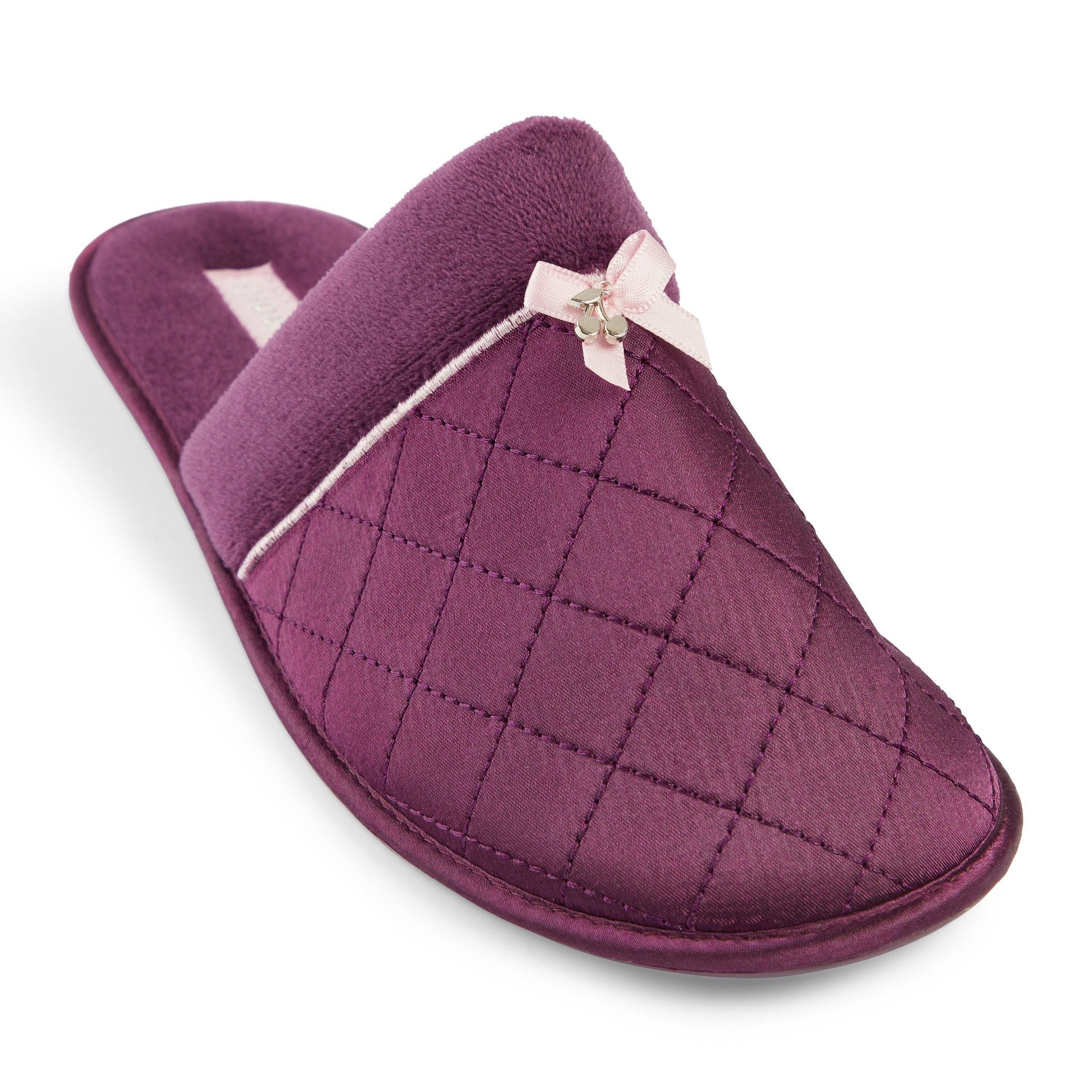Purple Closed Toe Slippers (3185578) | Identity