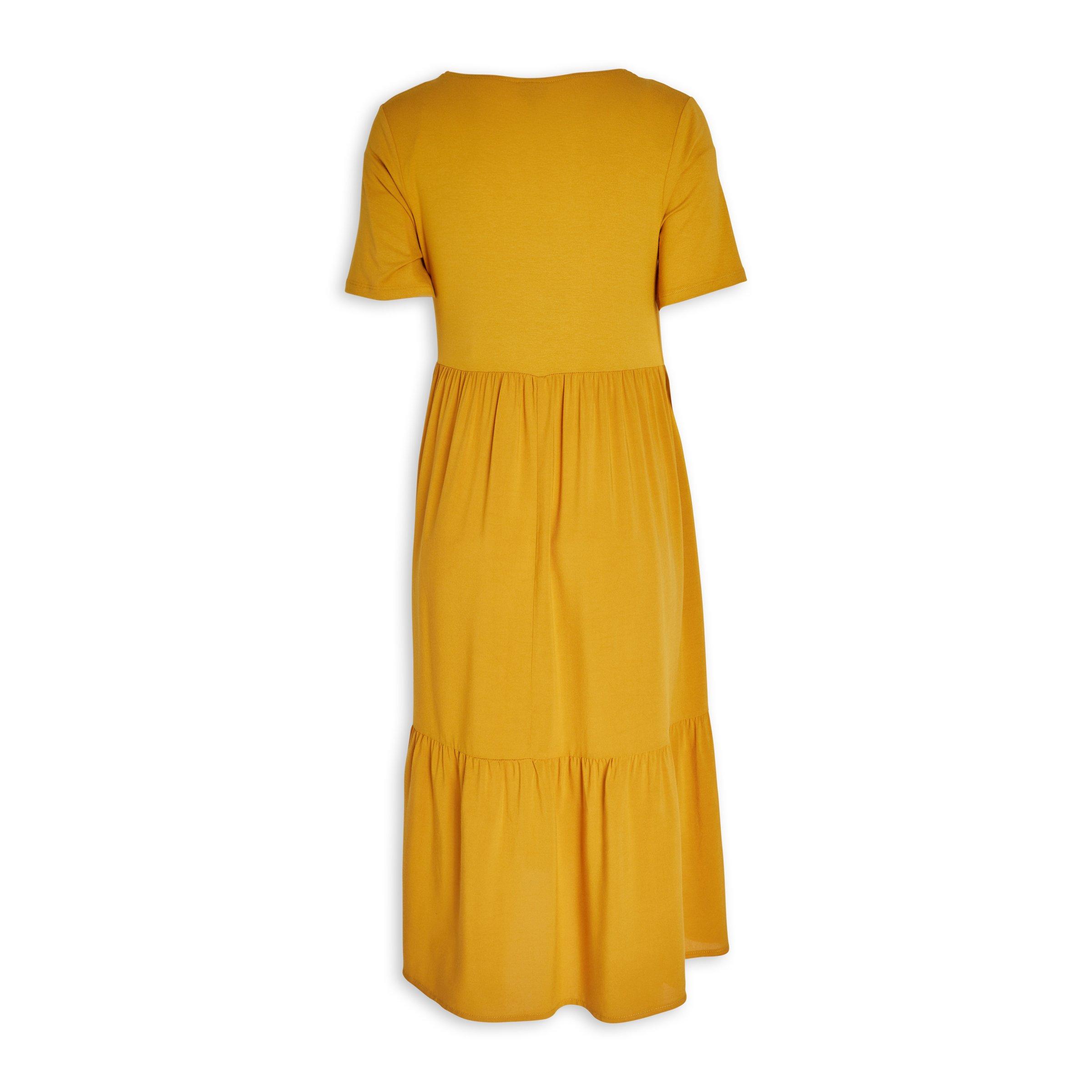 Yellow Maternity Dress with Necklace (3185635) | Truworths