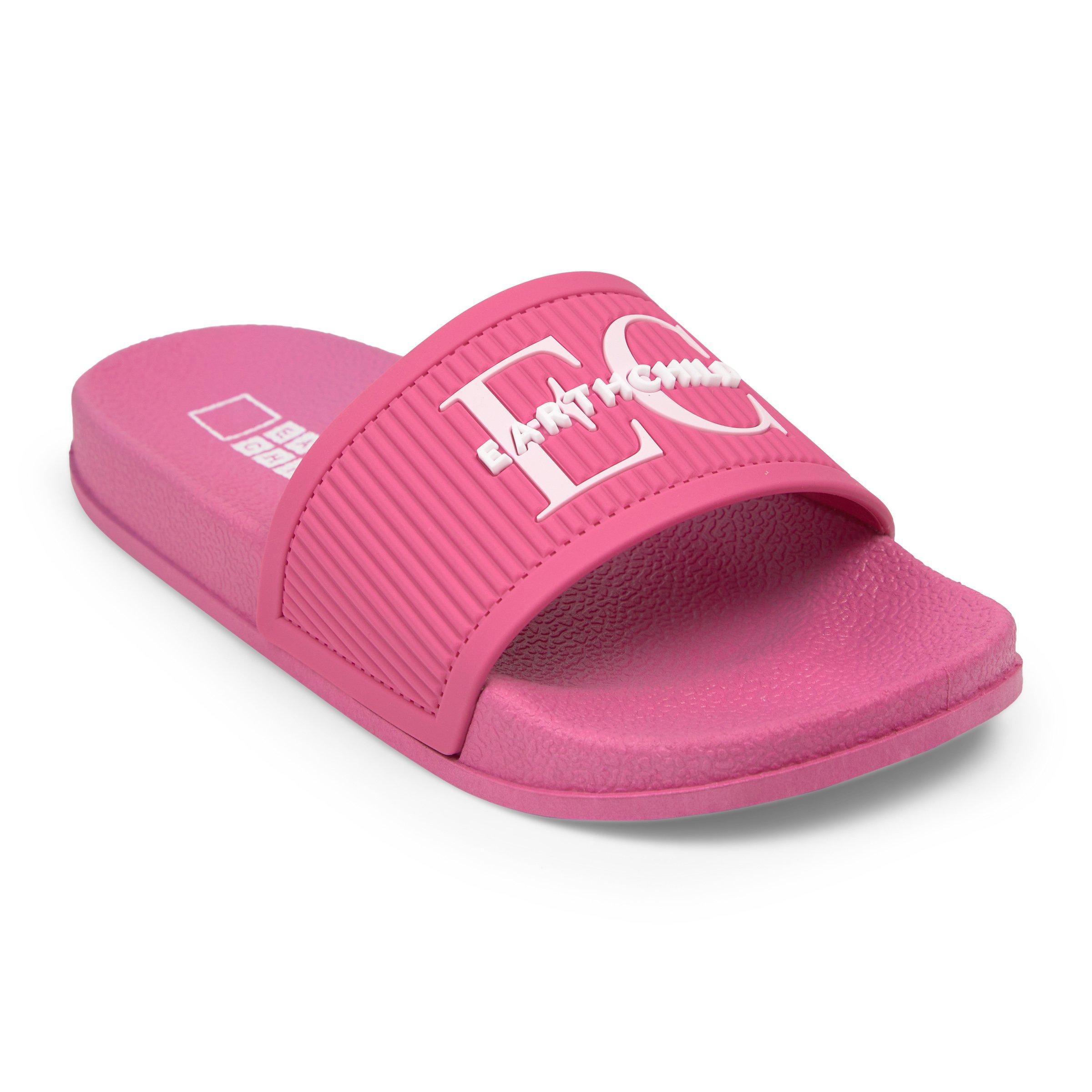 Girls Pink Pool Slides 3185955 Earthchild