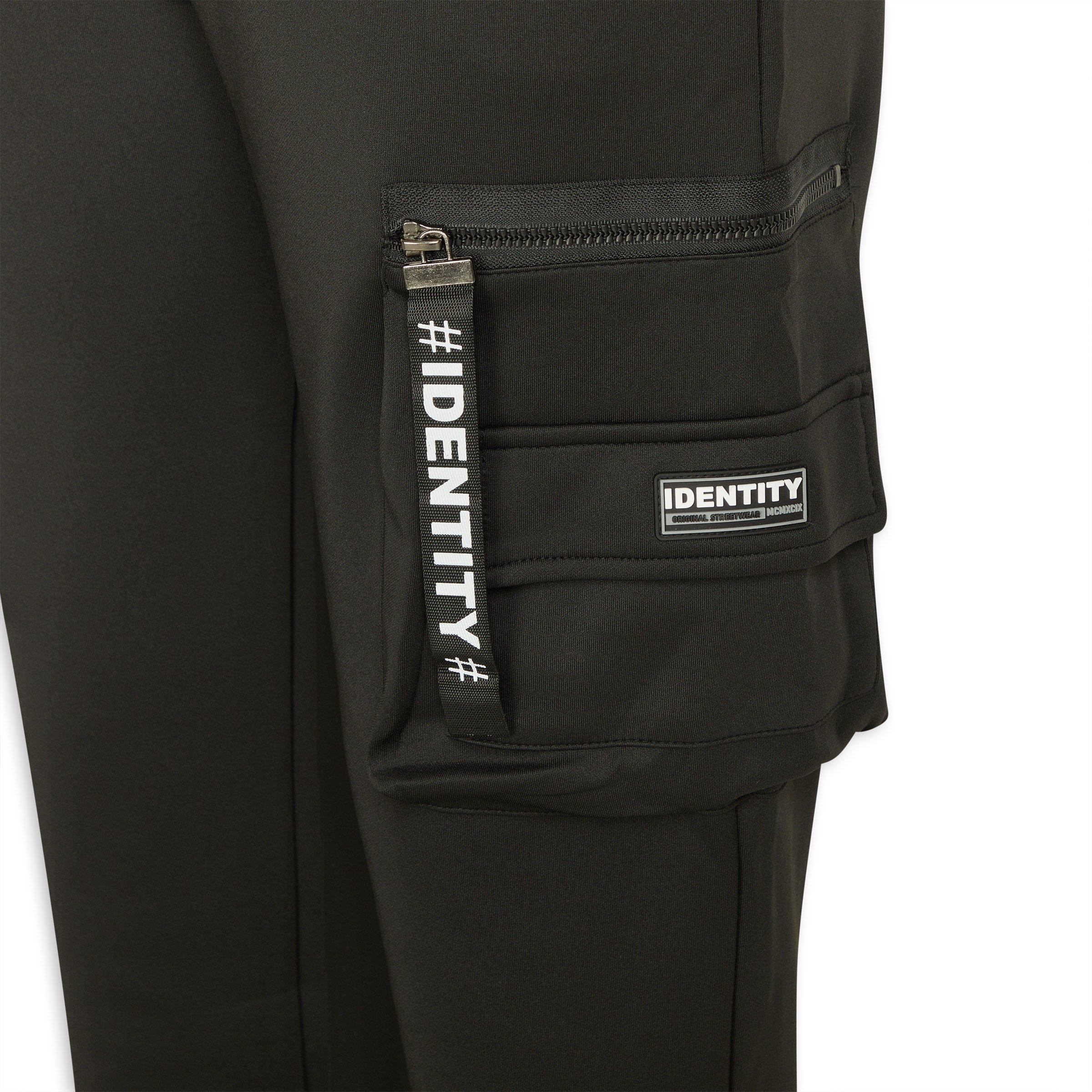Black Utility Jogger Pants (3186336) | Identity