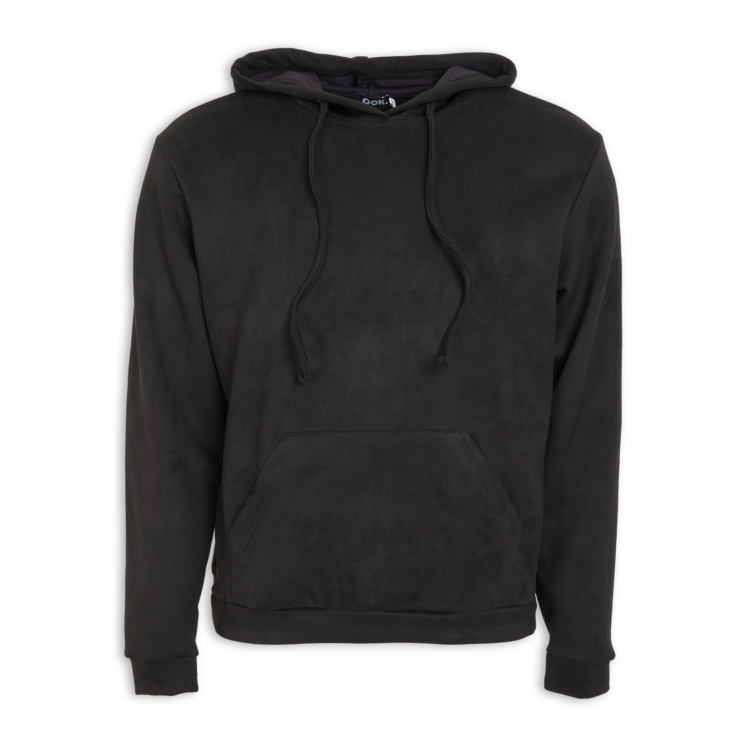 Black Suede Hoodie 3186439 Jock