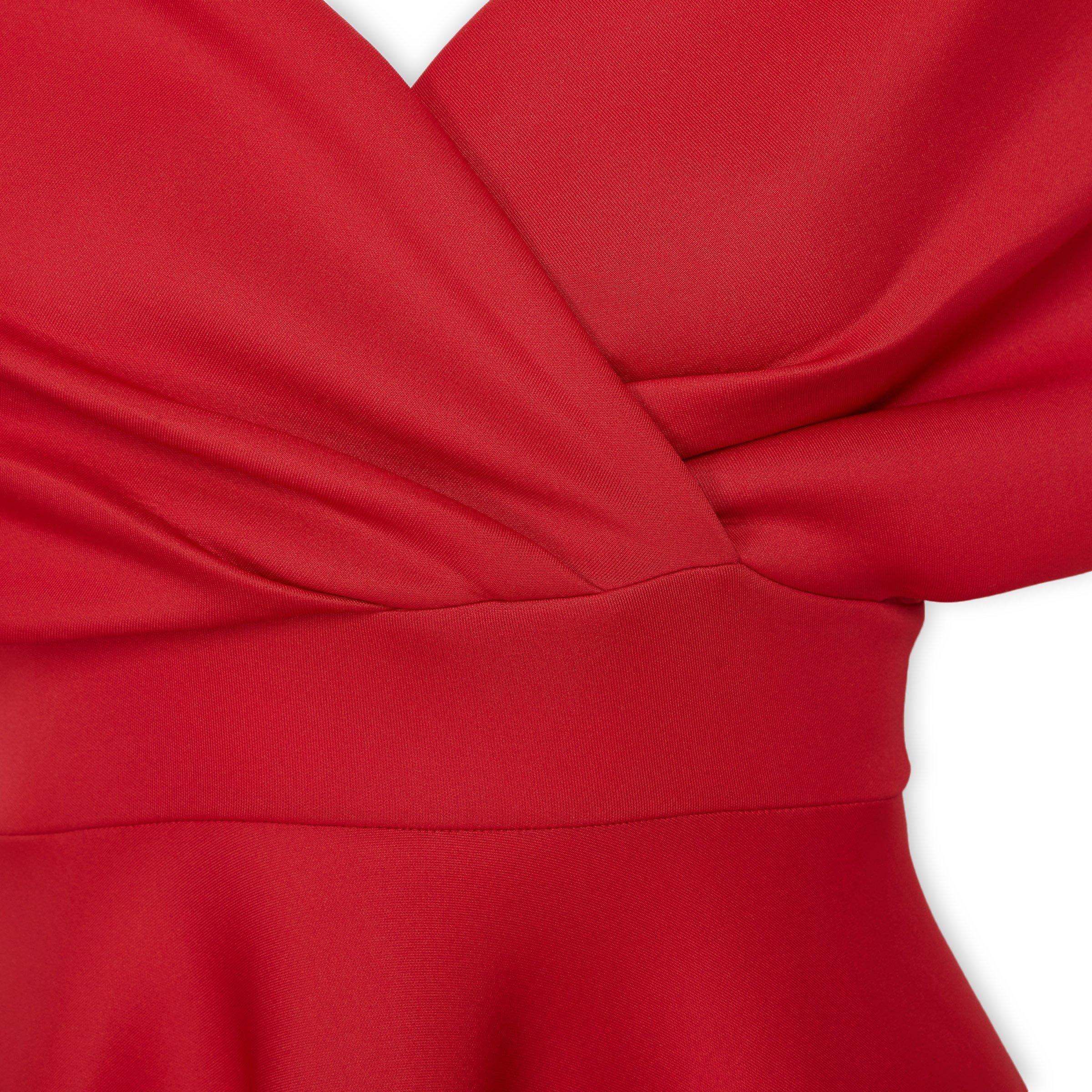 Red Bardot Midi Dress 3186987 X O Ladies
