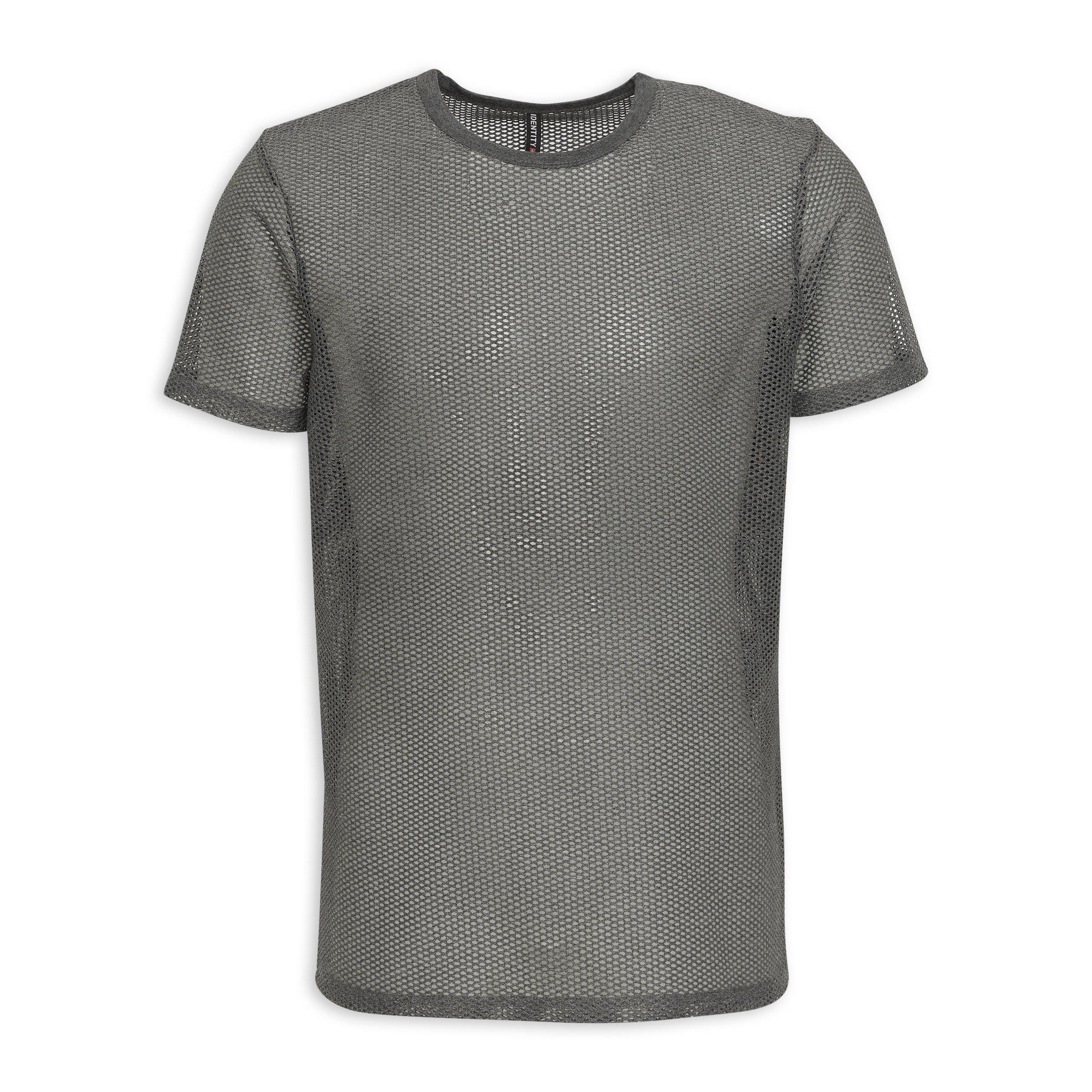 Grey Mesh T-shirt (3187186) | Identity