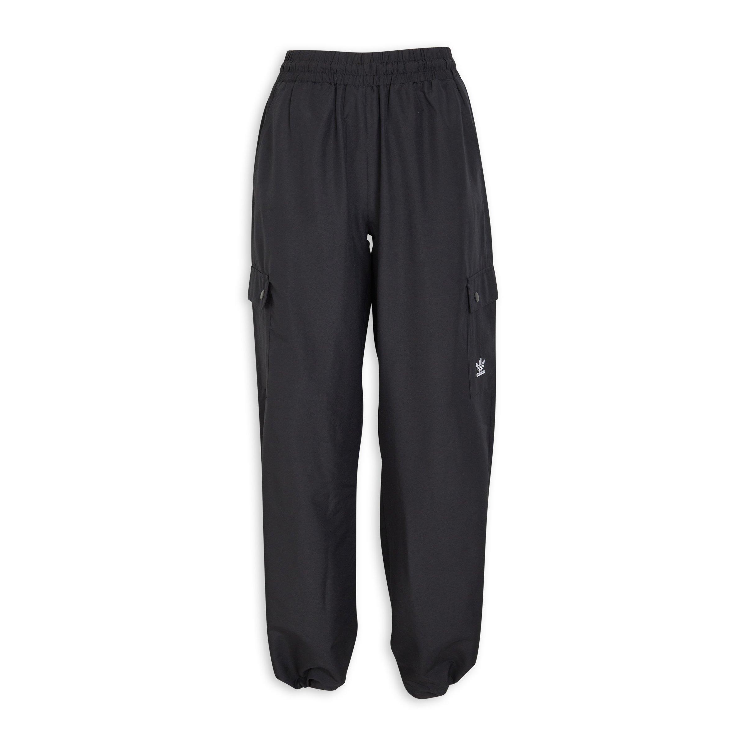 Black Trefoil Essentials Woven Cargo Pants (3187494) | Adidas