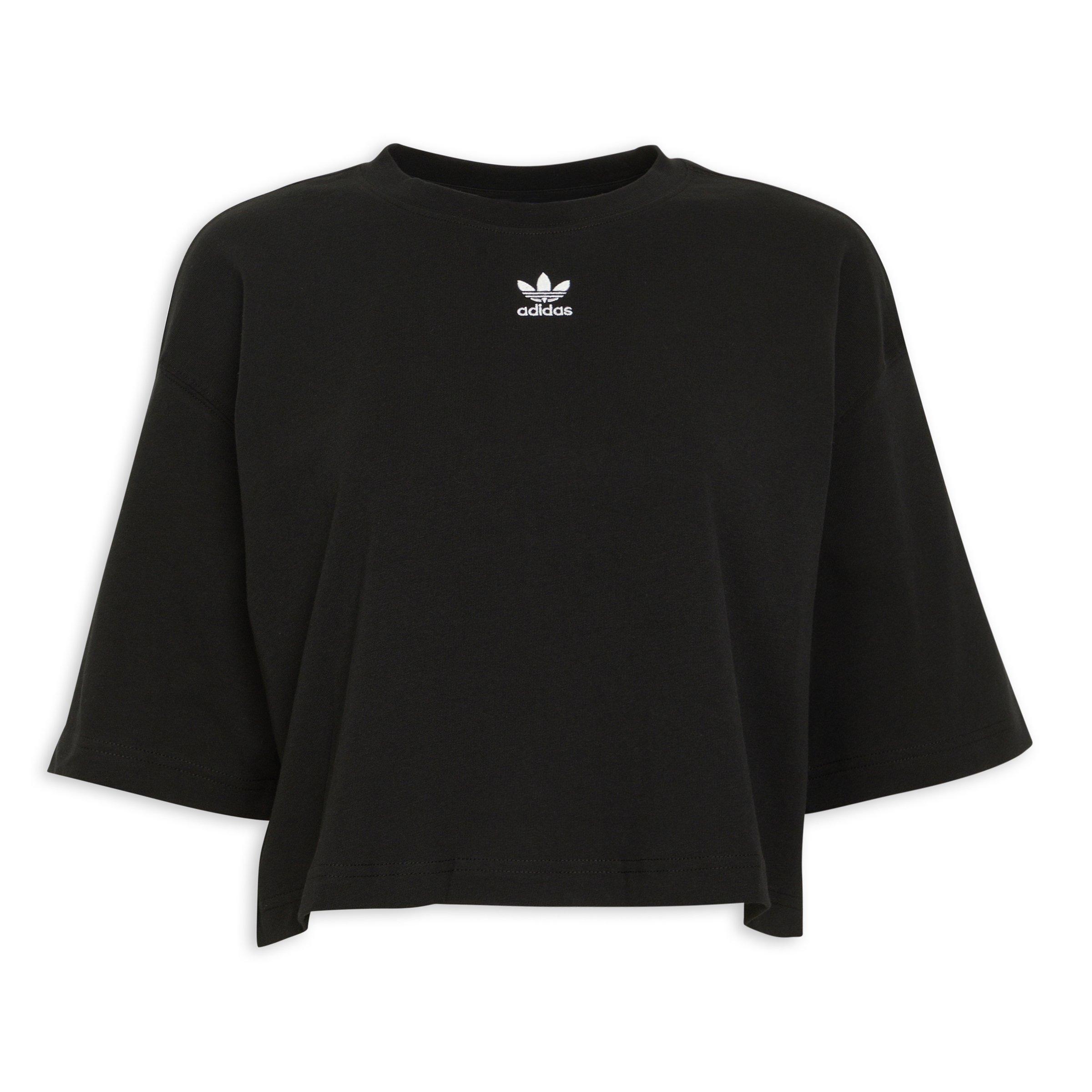 Black Essentials Crop Tee (3187501) | Adidas