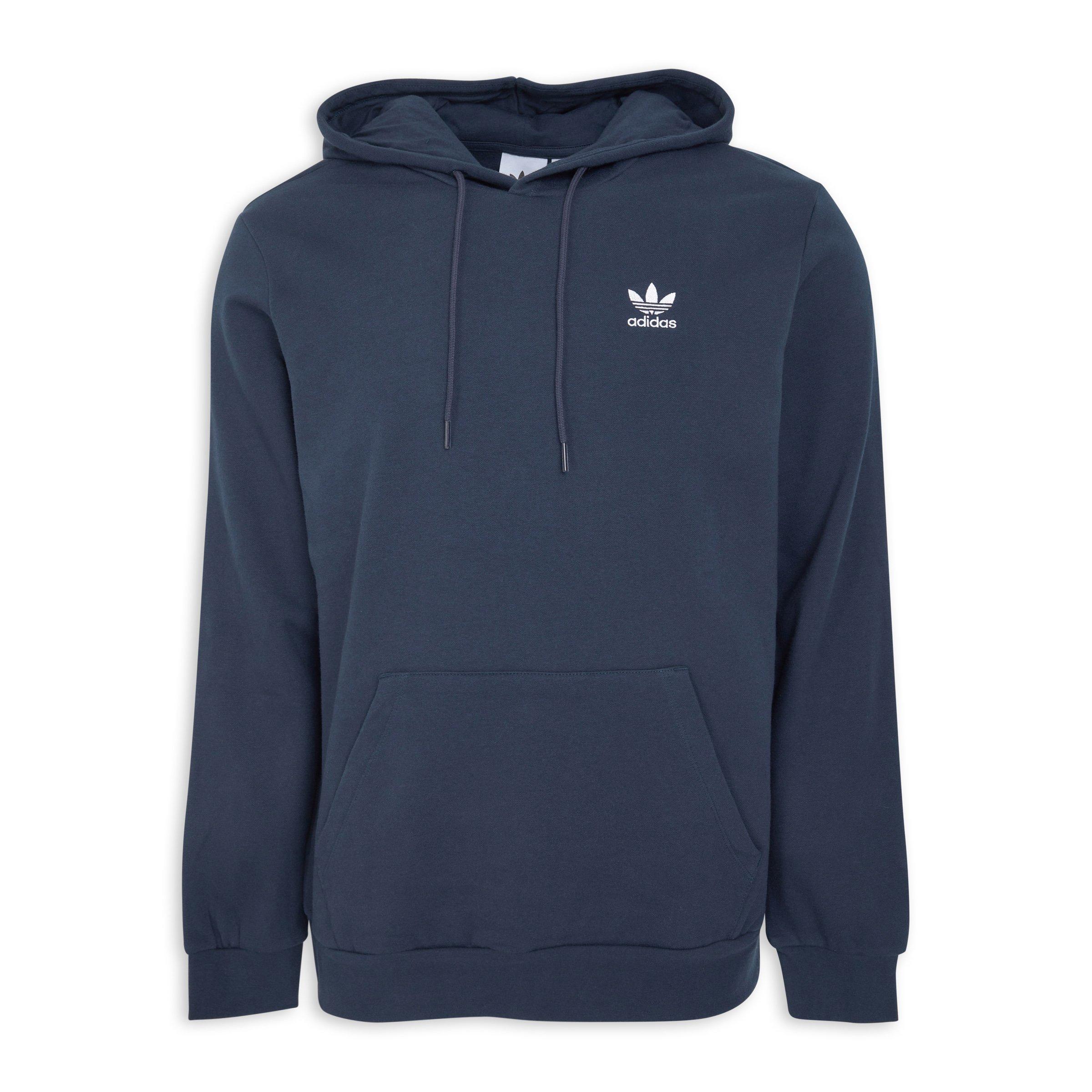 Navy Trefoil Essentials Hoodie (3187593) | Adidas