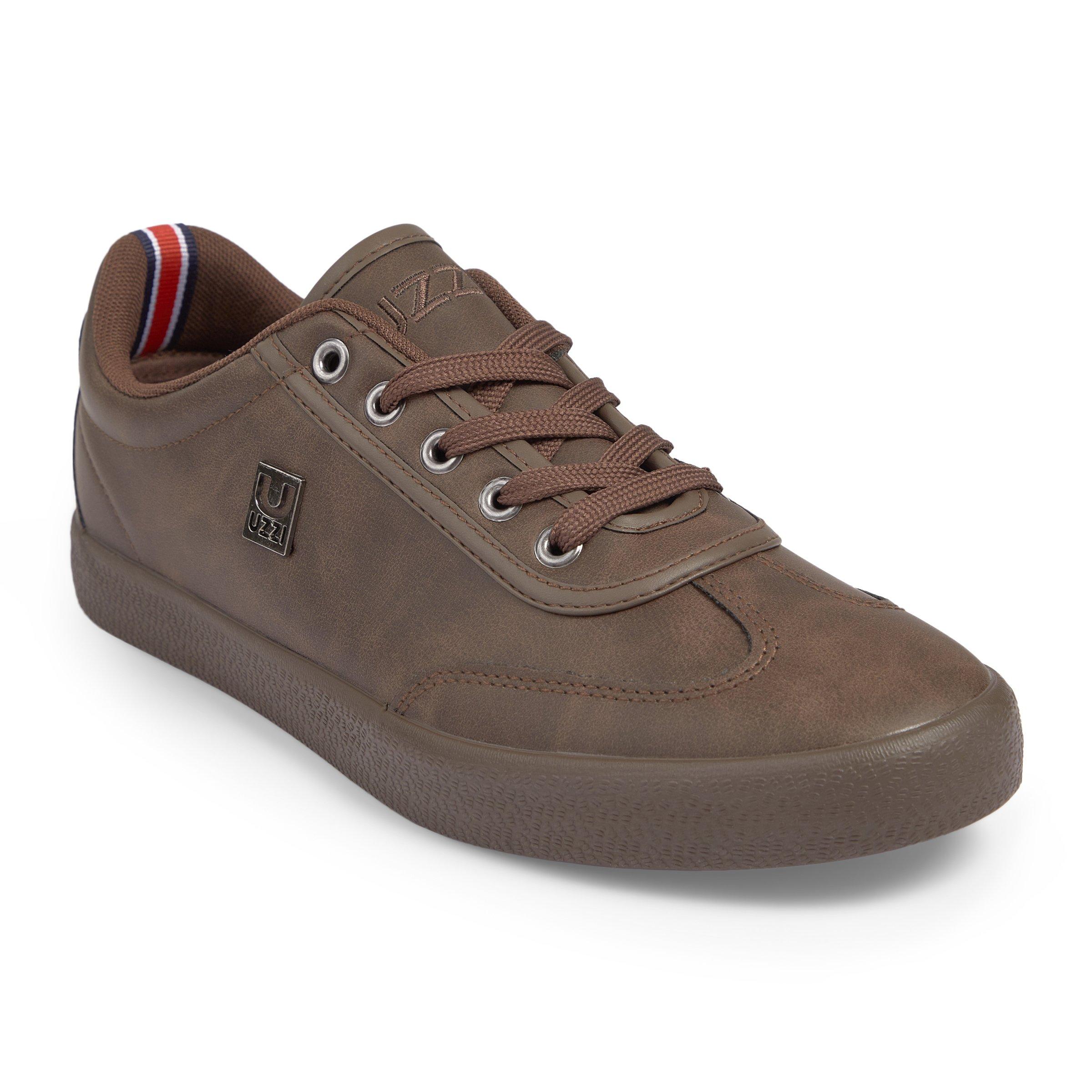 Brown Vulcanised Sneakers (3187613) | UZZI