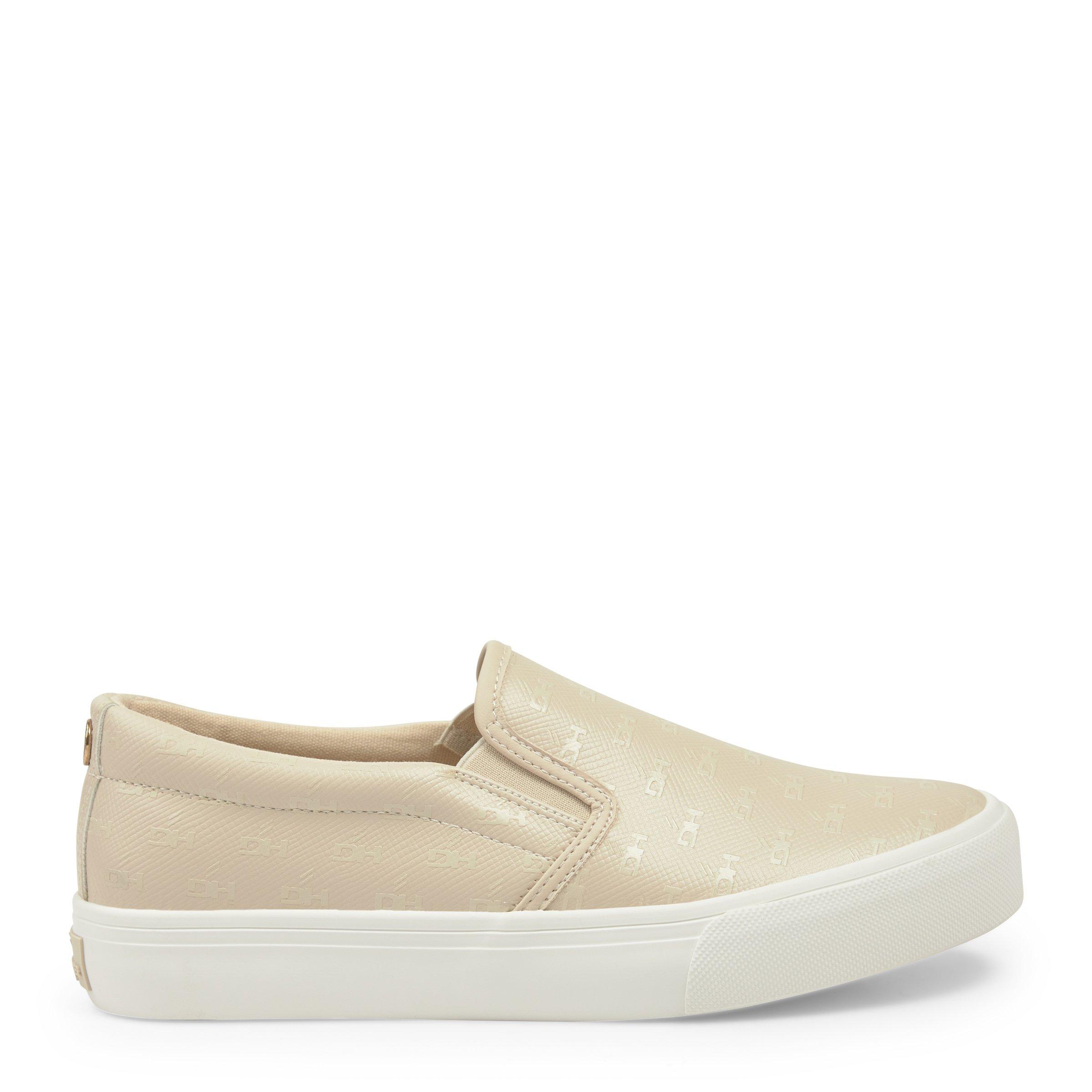 Beige slip on shoes womens online