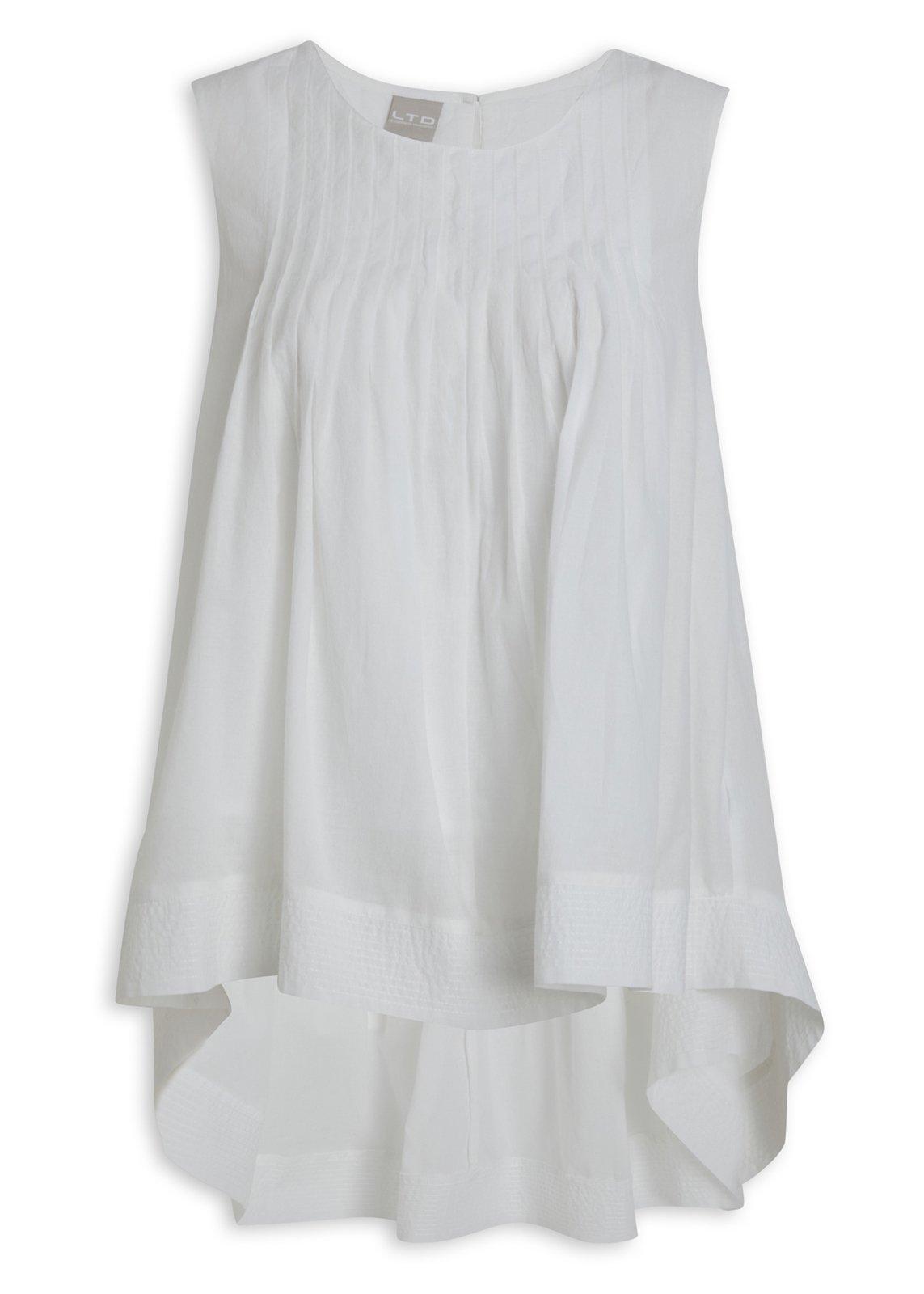 White A-line Top (3187851) | LTD Woman