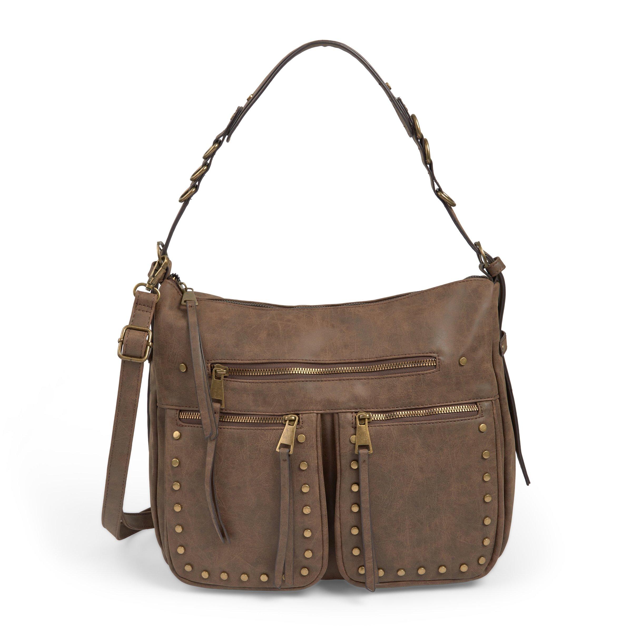 Brown Studded Hobo Bag 3188329 Truworths
