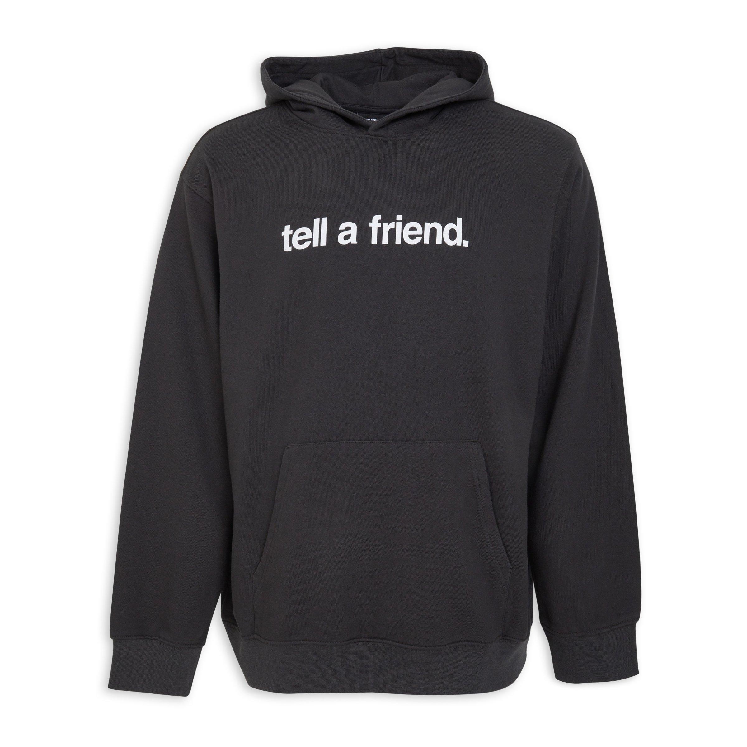 Black Tell a Friend Crew Pullover Hoodie (3188507) | Vans
