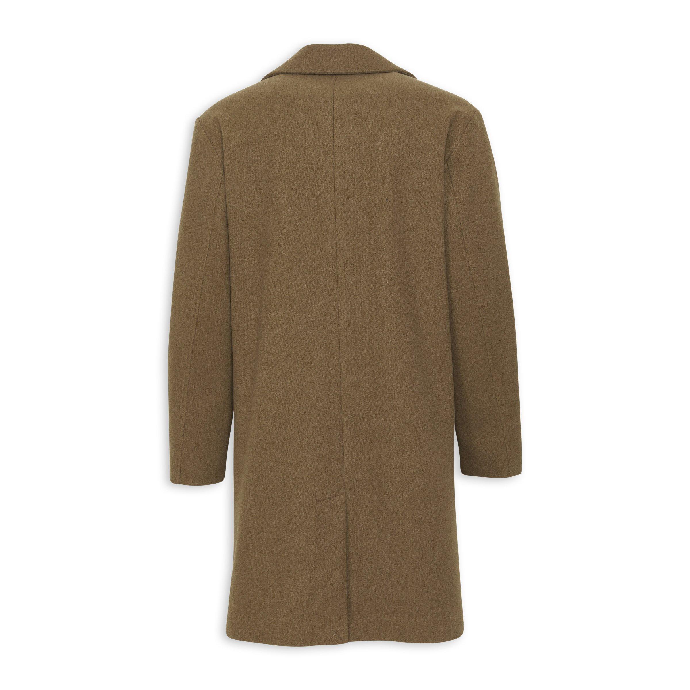 Brown Melton Coat (3189266) | Identity