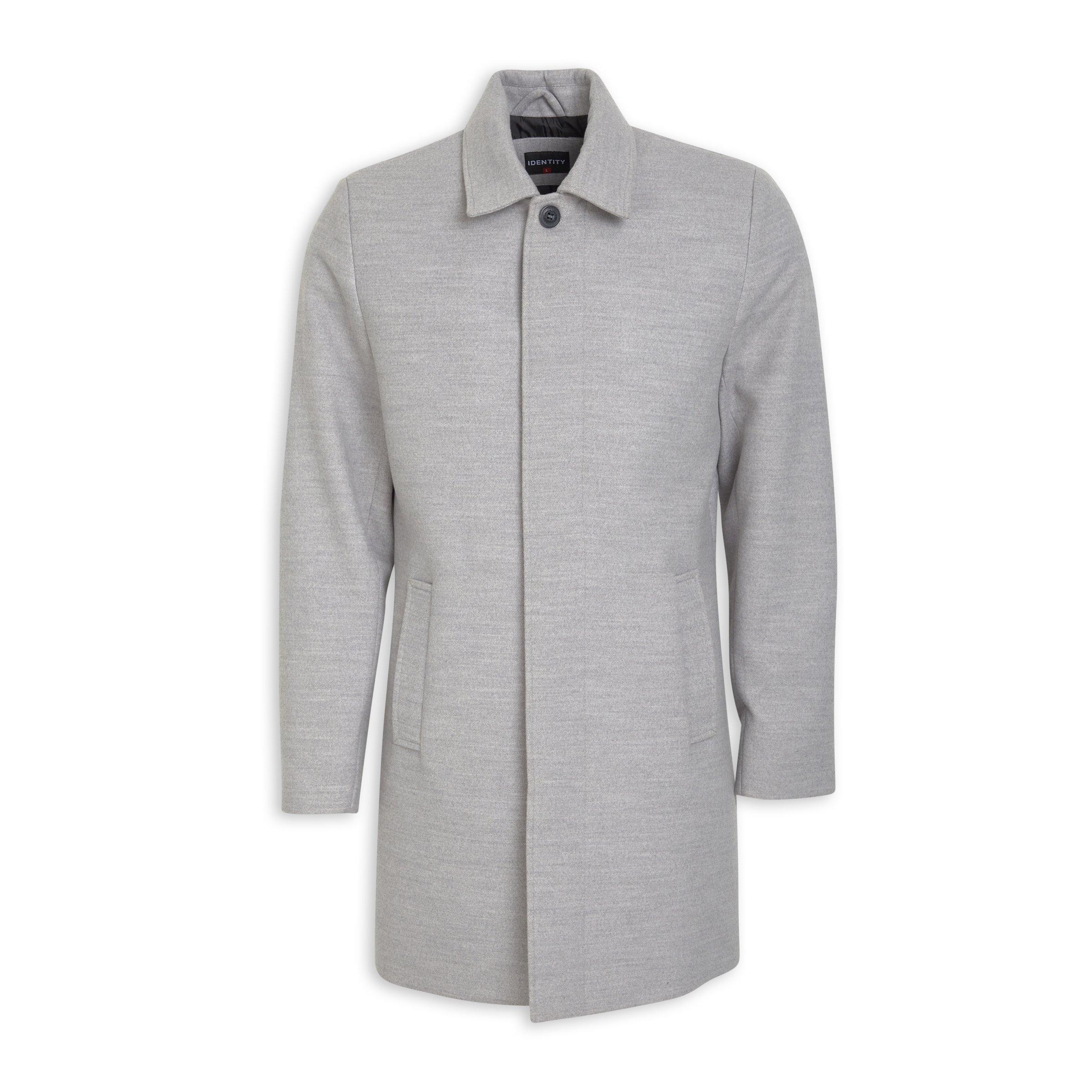 Grey Melton Coat (3189267) | Identity