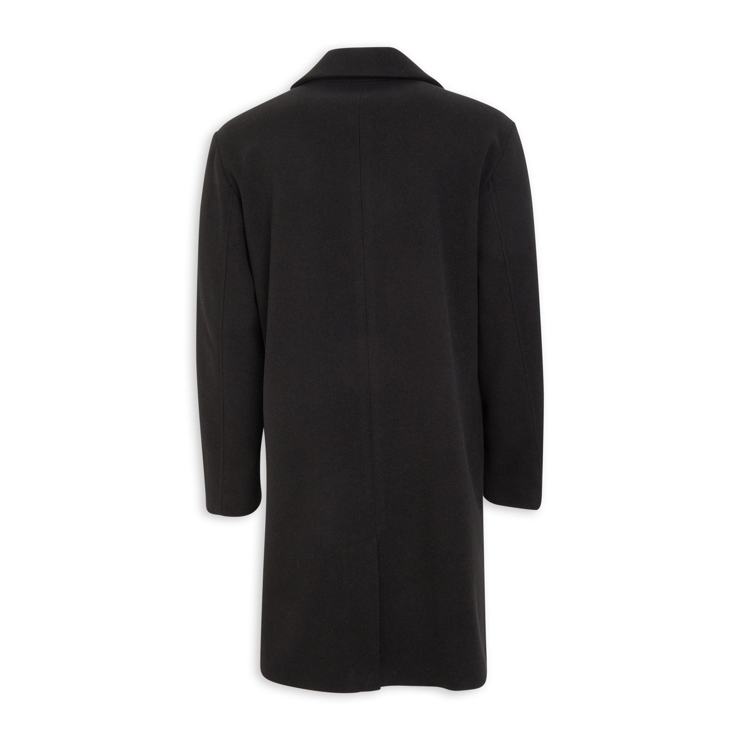 Black Melton Coat (3189270) | Identity