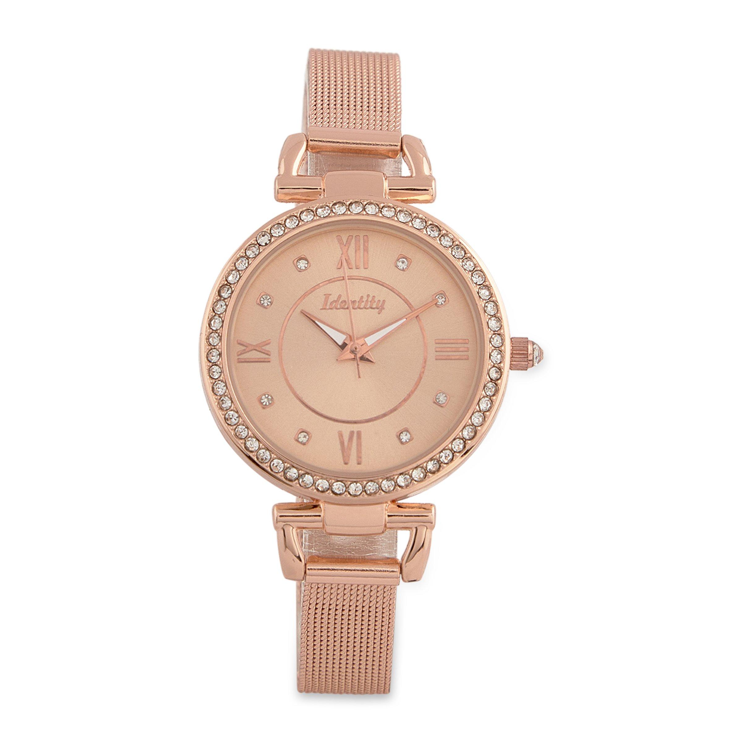 Rose Gold Mesh Watch (3189456) | Identity