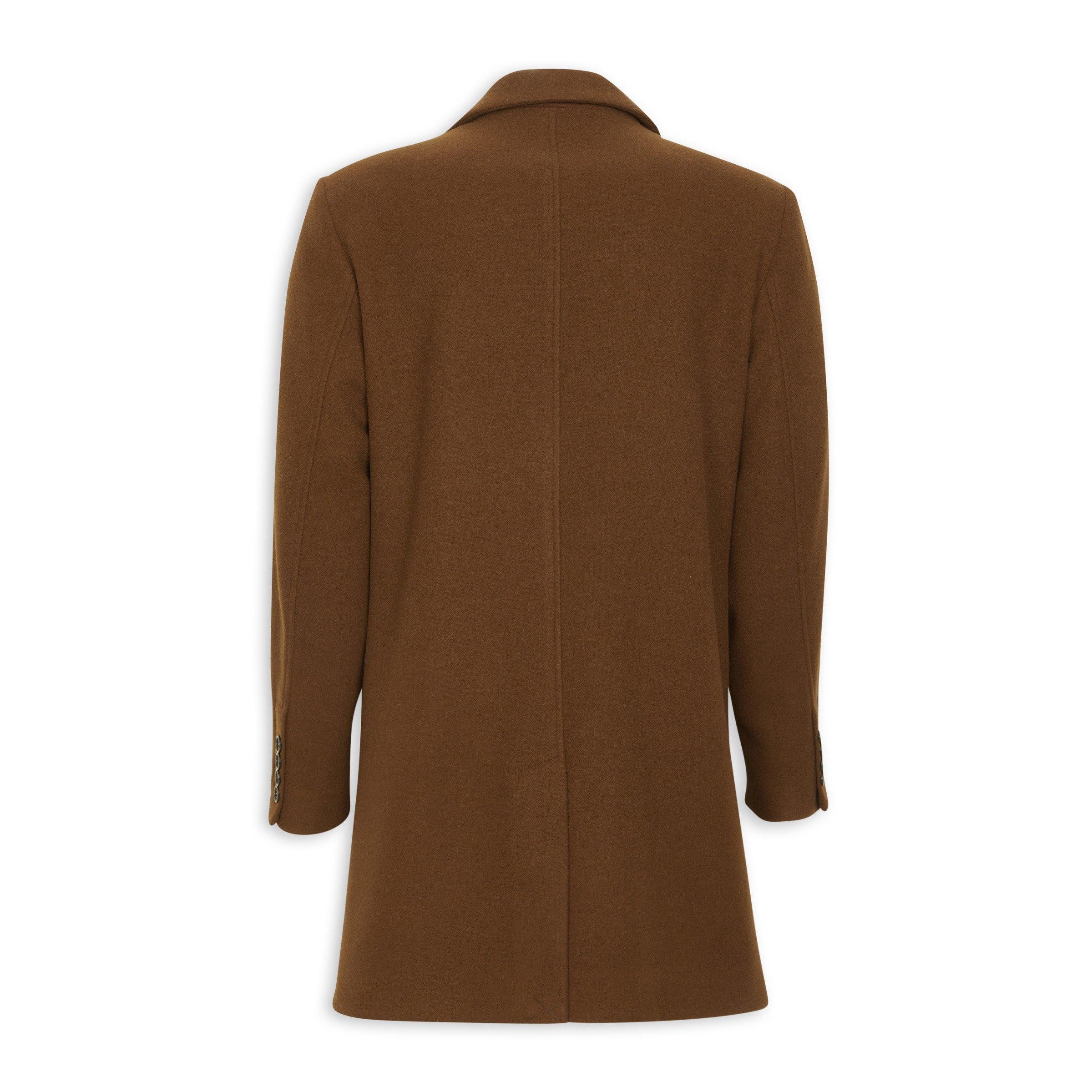 Rust Melton Coat (3190423) | Truworths Man