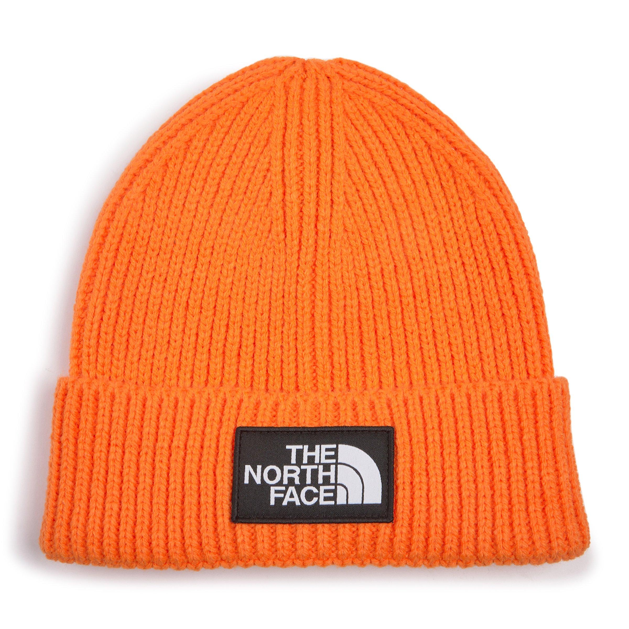 Orange Logo Box Cuffed Beanie (3190703) | The North Face