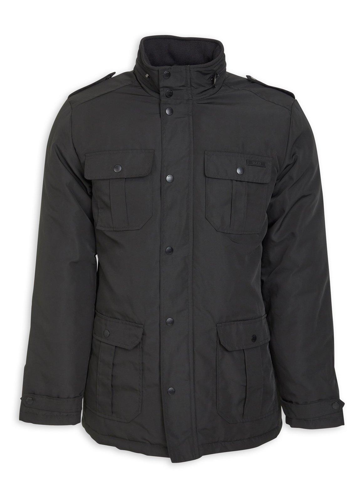 Black Utility Jacket (3190860) | UZZI