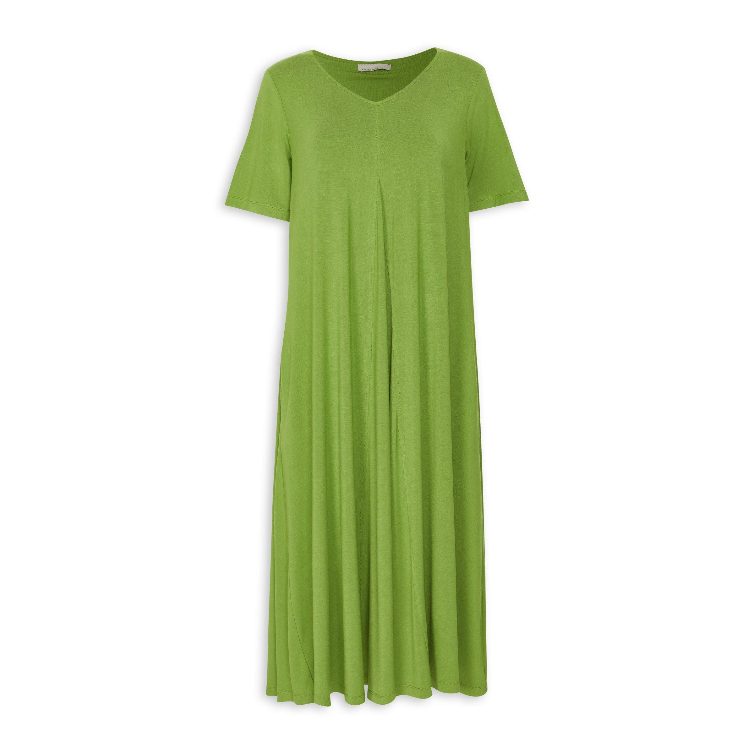 earthaddict ladies dresses Lime A-line Dress (3191211) earthaddict dresses 2025