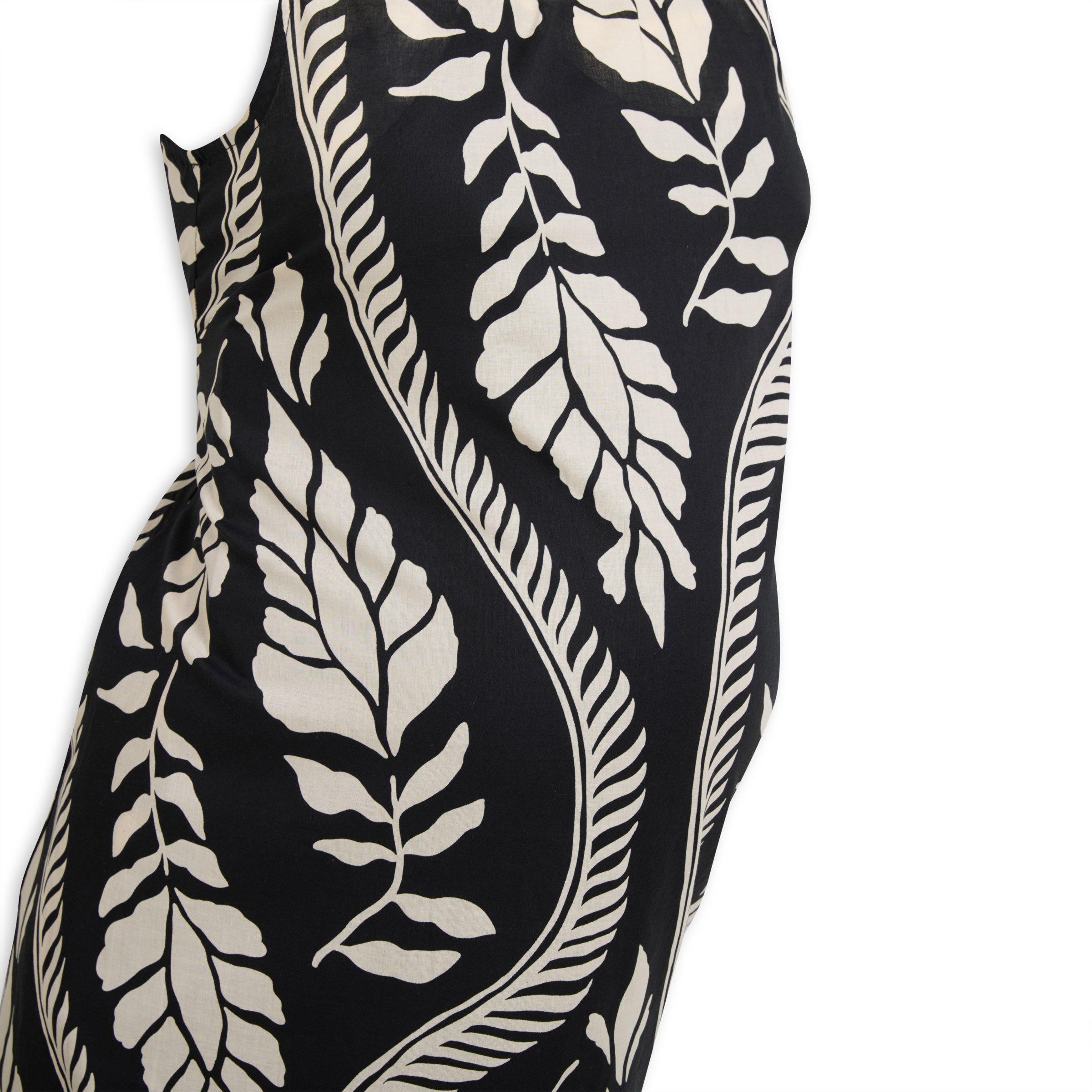 Leaf print maternity dress best sale