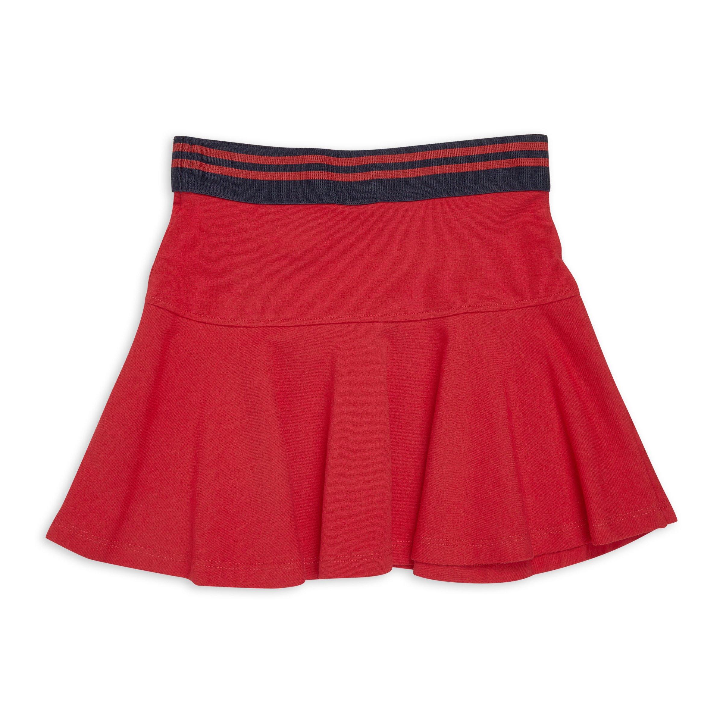 Red Pleated Skirt 3193268 Identity
