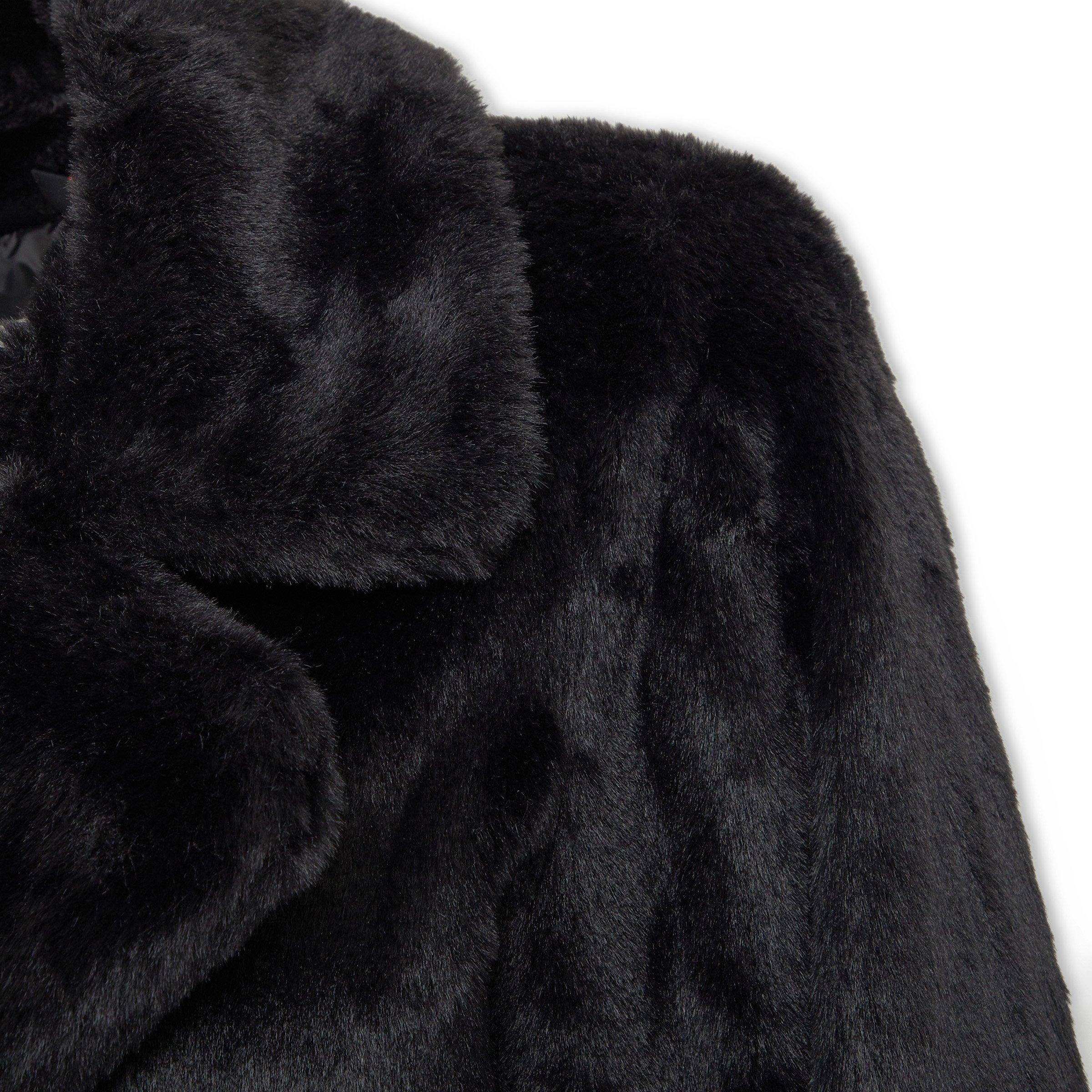 Black Faux Fur Coat (3193335) | Identity