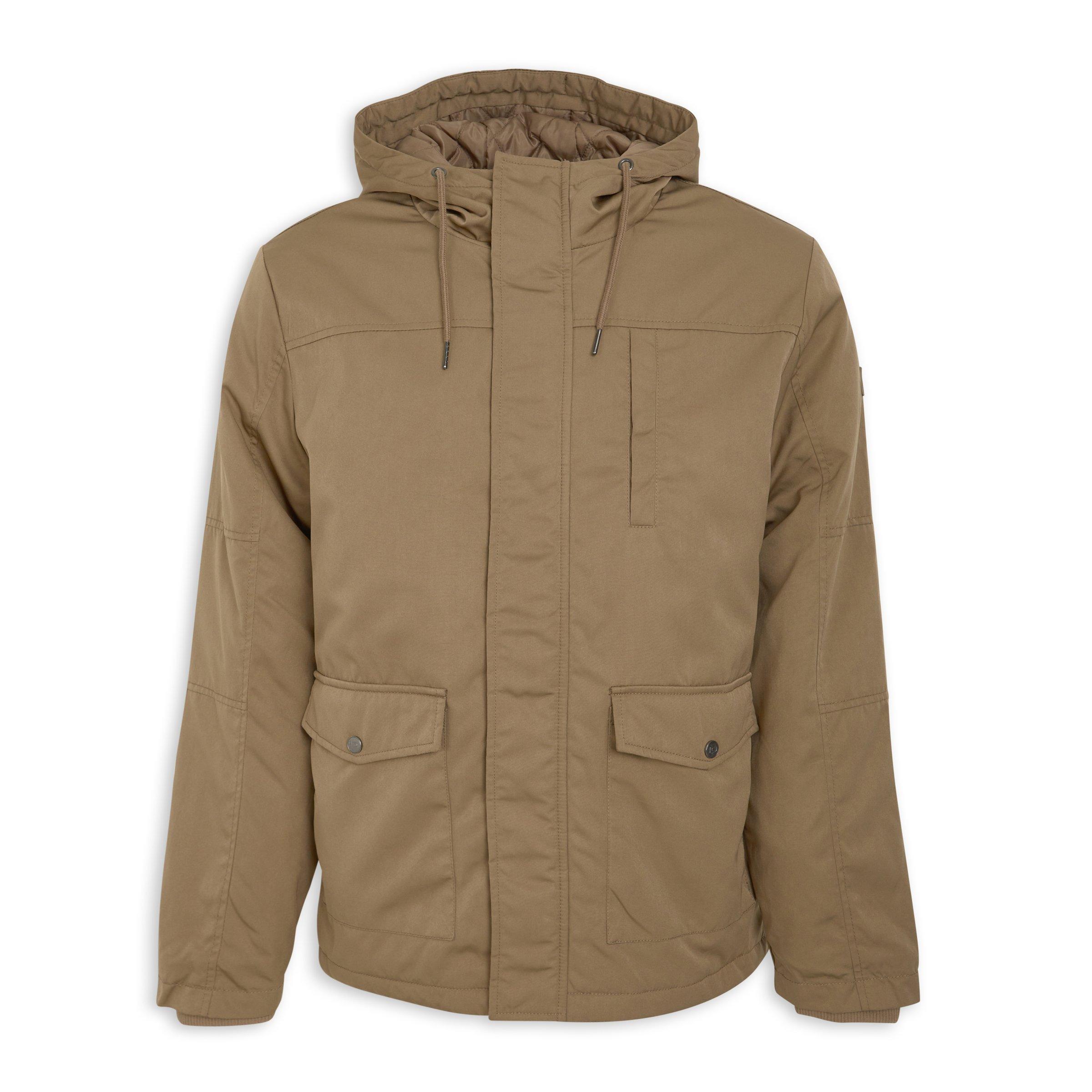 Beige Parka Jacket (3194137) | Identity