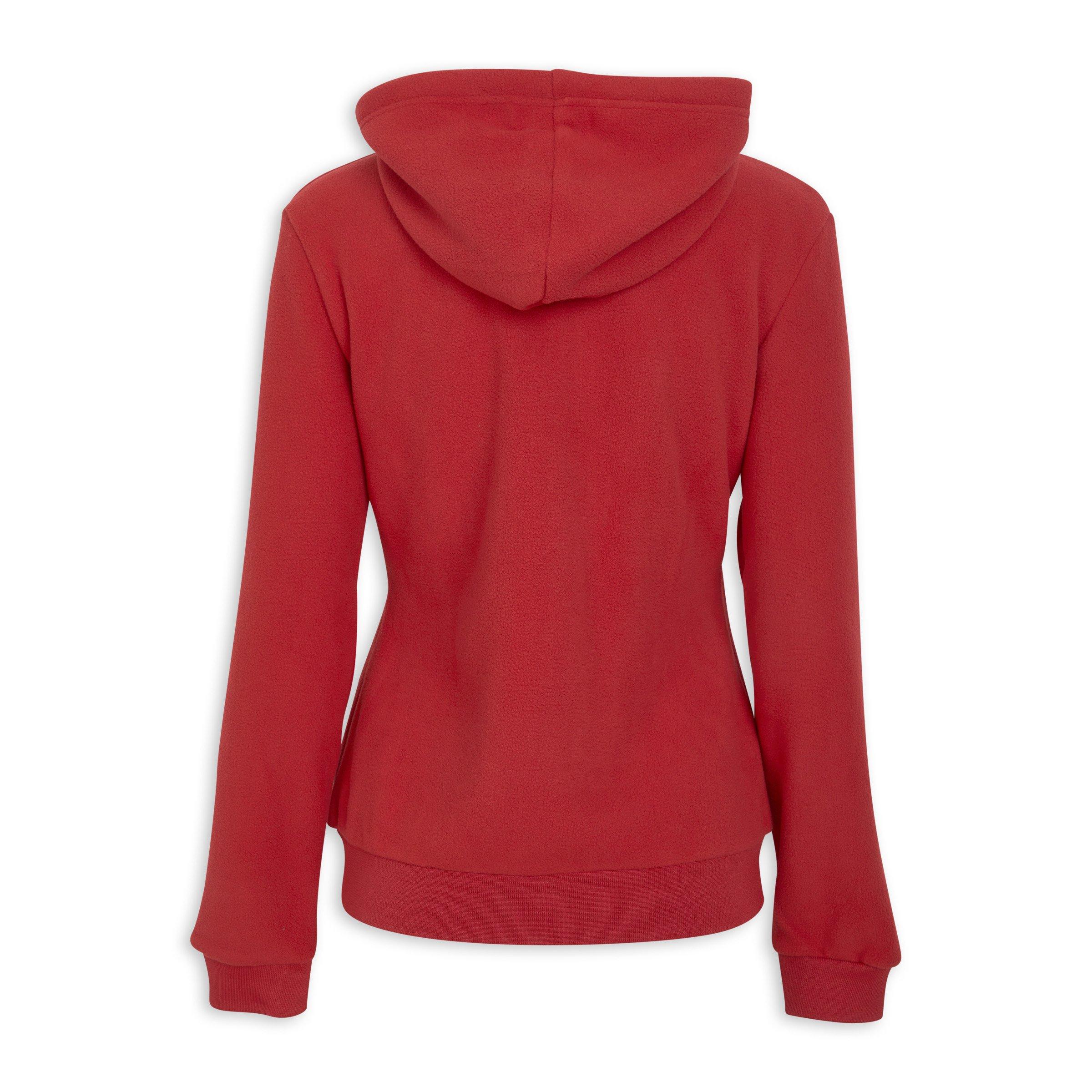 Red Zip-through Hoodie (3194284) | Identity