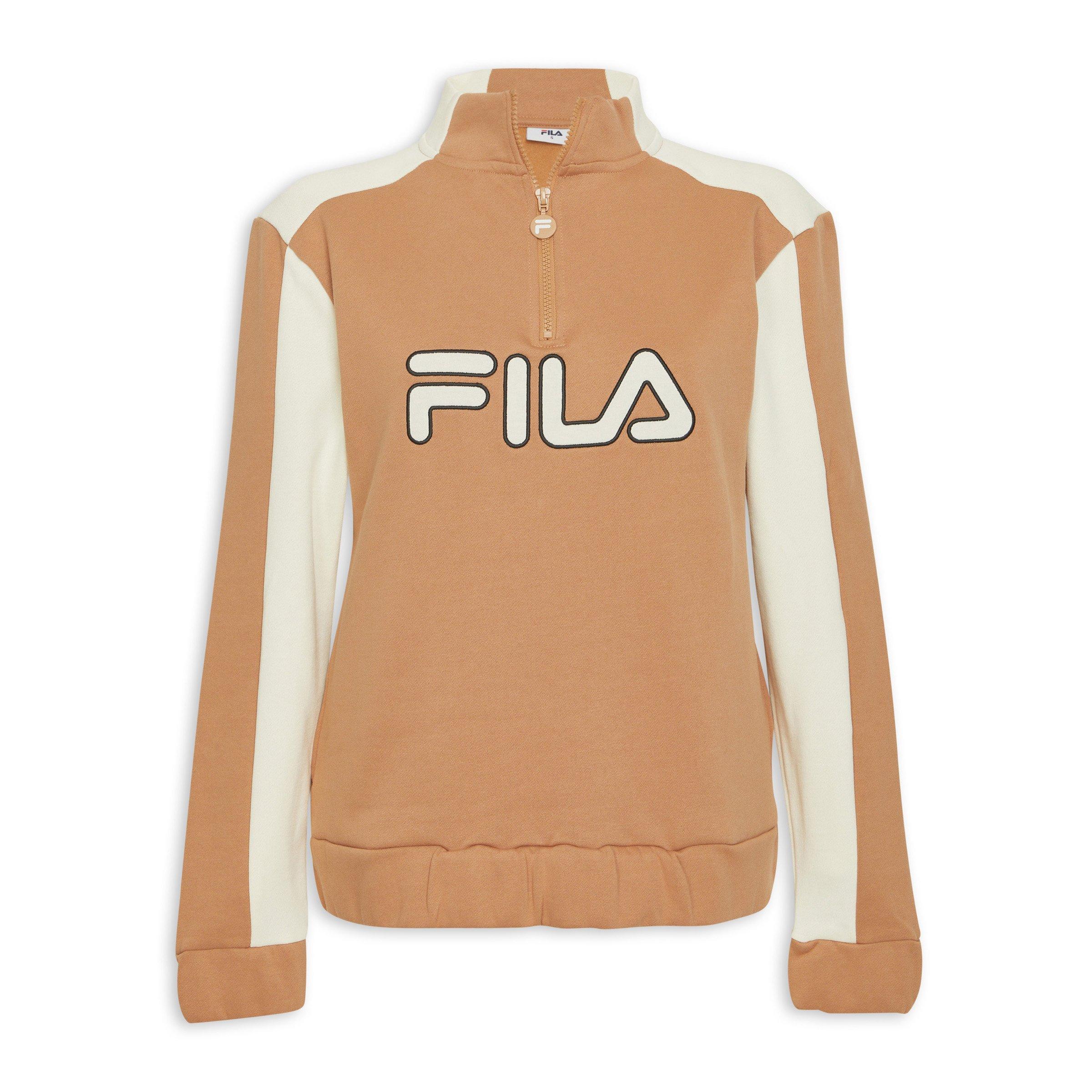 Peach Vivian 3/4 Zip Up Sweatshirt (3194365) | Fila