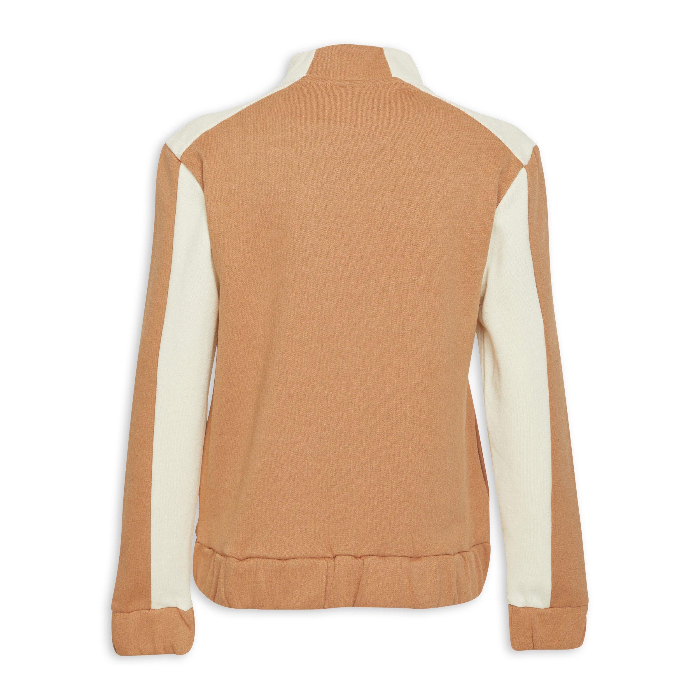 Peach Vivian 3/4 Zip Up Sweatshirt (3194365) | Fila