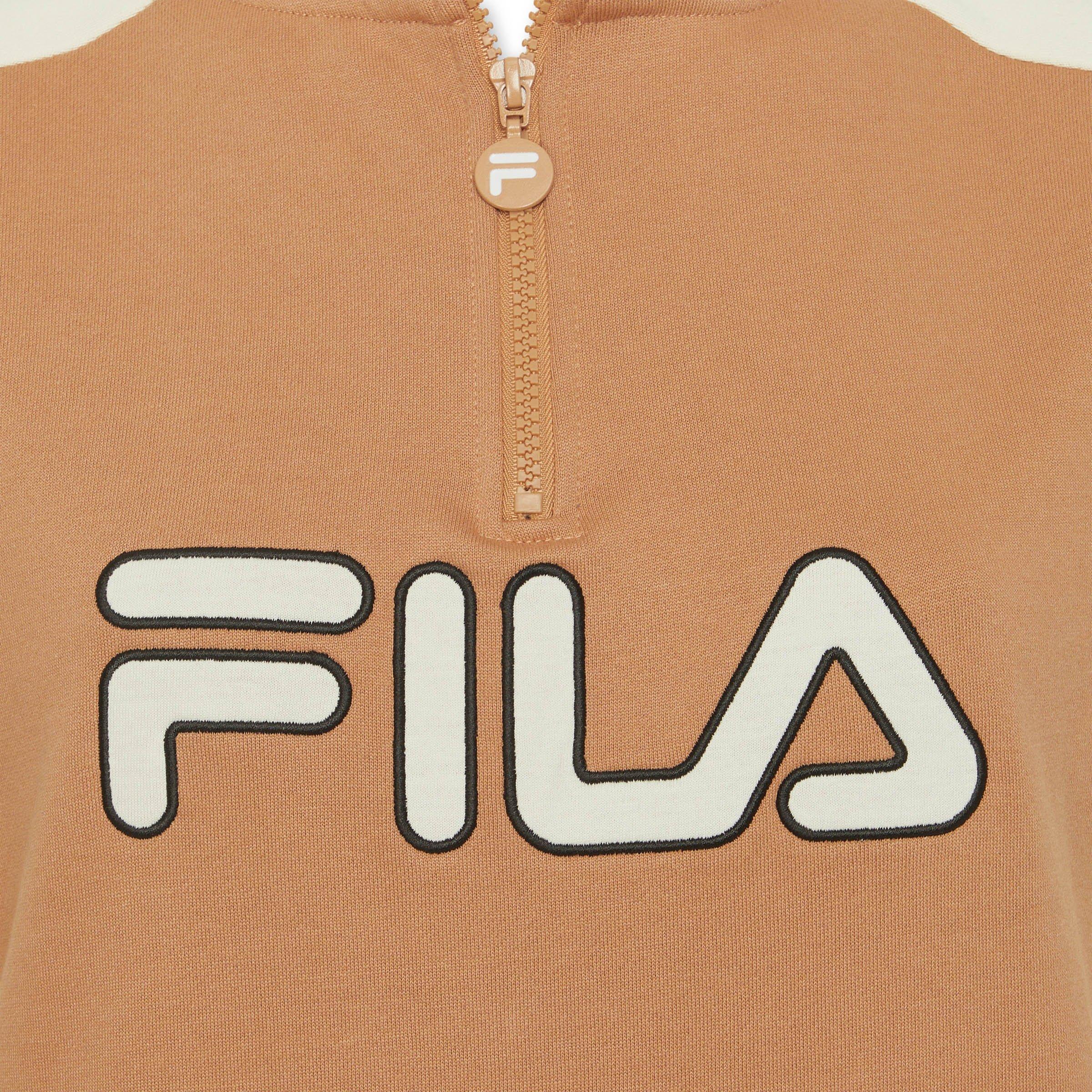 Peach Vivian 3/4 Zip Up Sweatshirt (3194365) | Fila