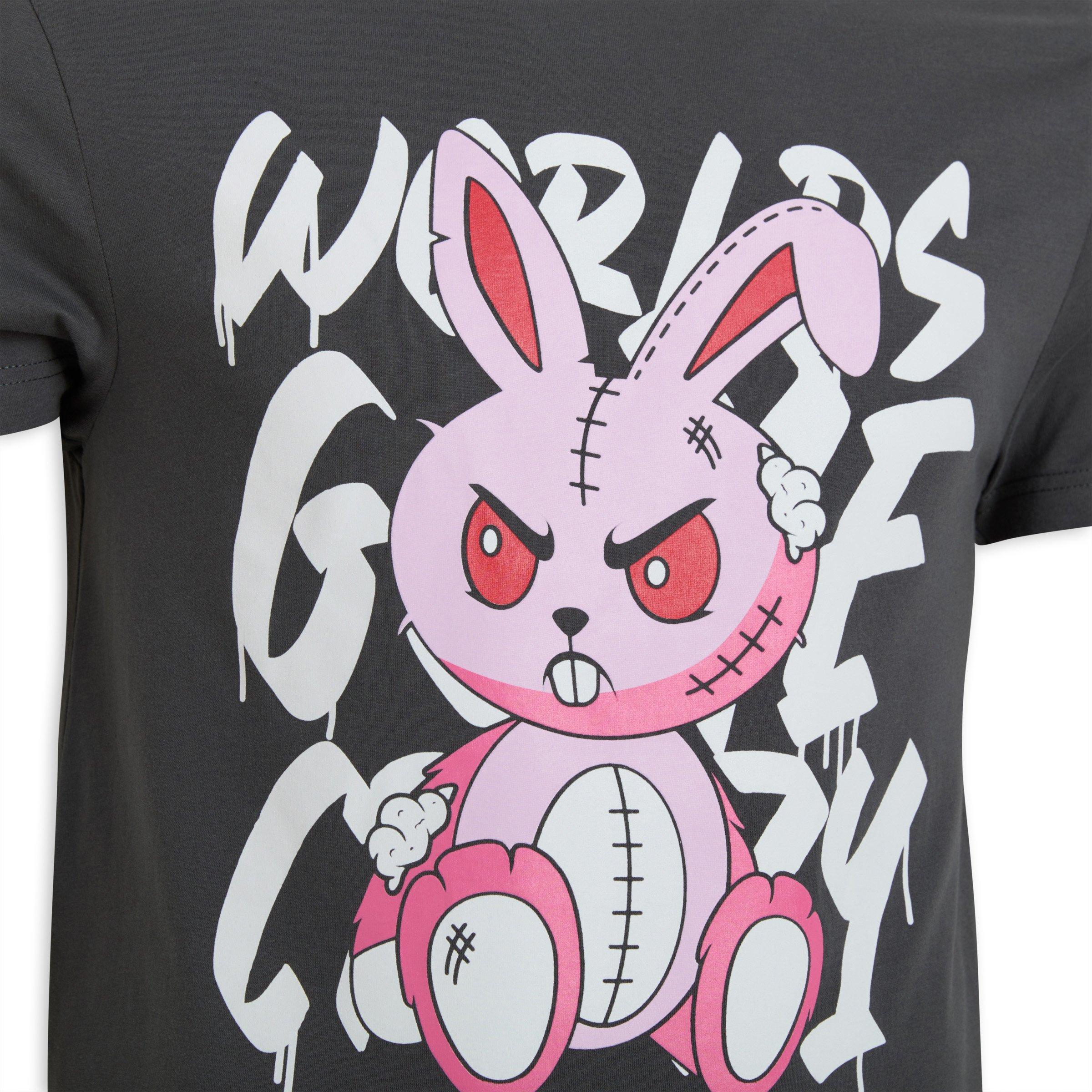 Charcoal Grey Graphic T-shirt (3194447) | Identity