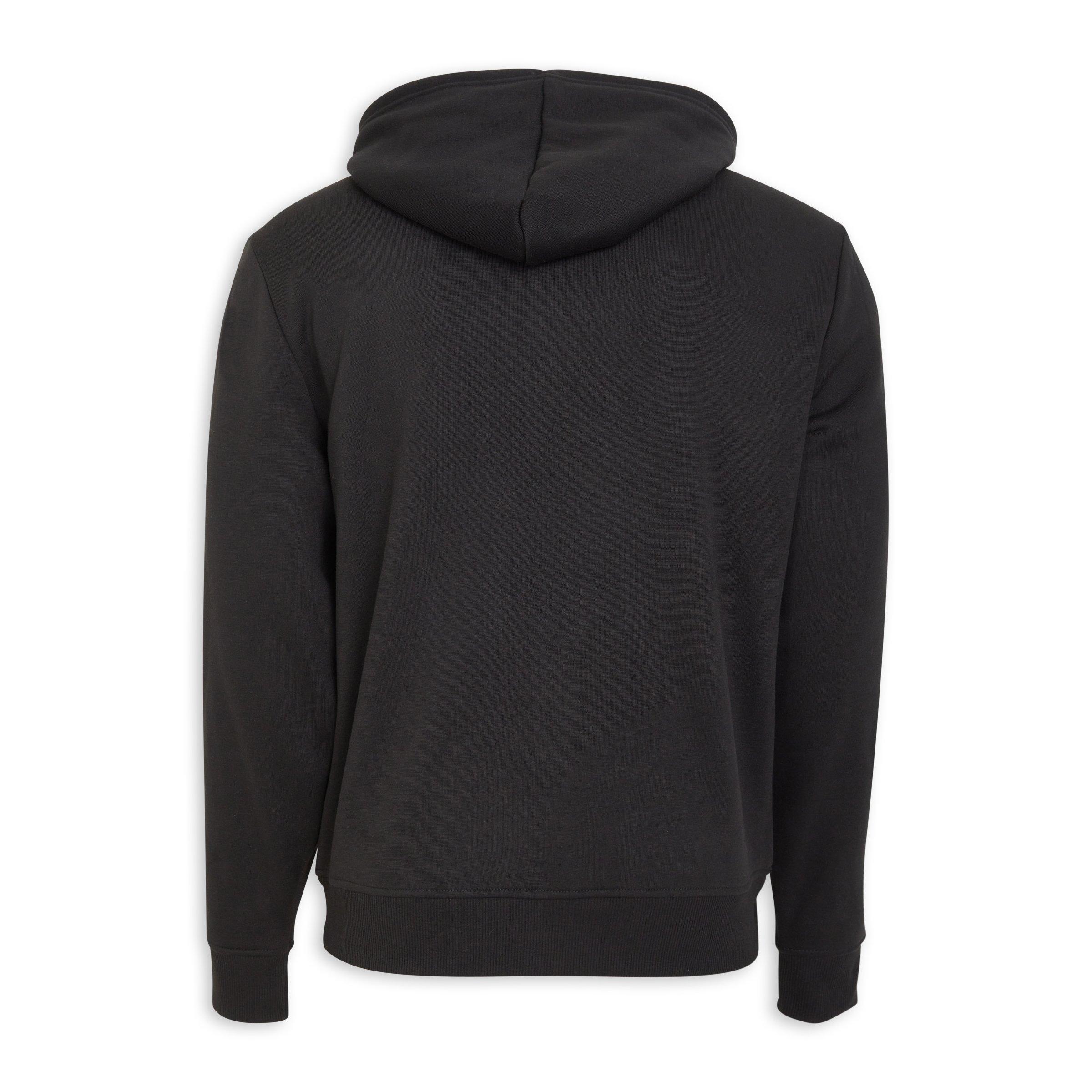 Black Zip-through Hoodie (3194939) | Identity