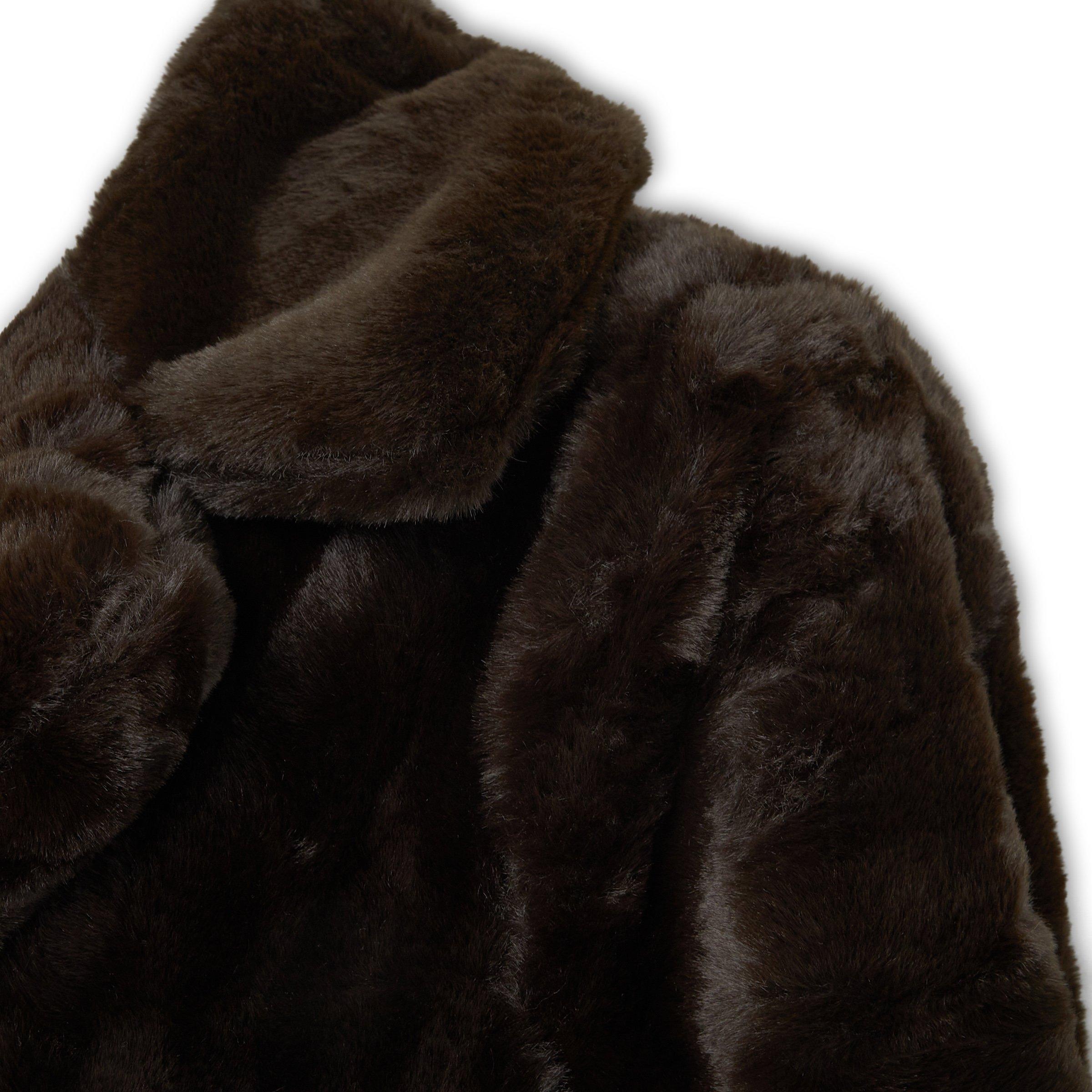 Brown Faux Fur Coat (3195176) | Truworths
