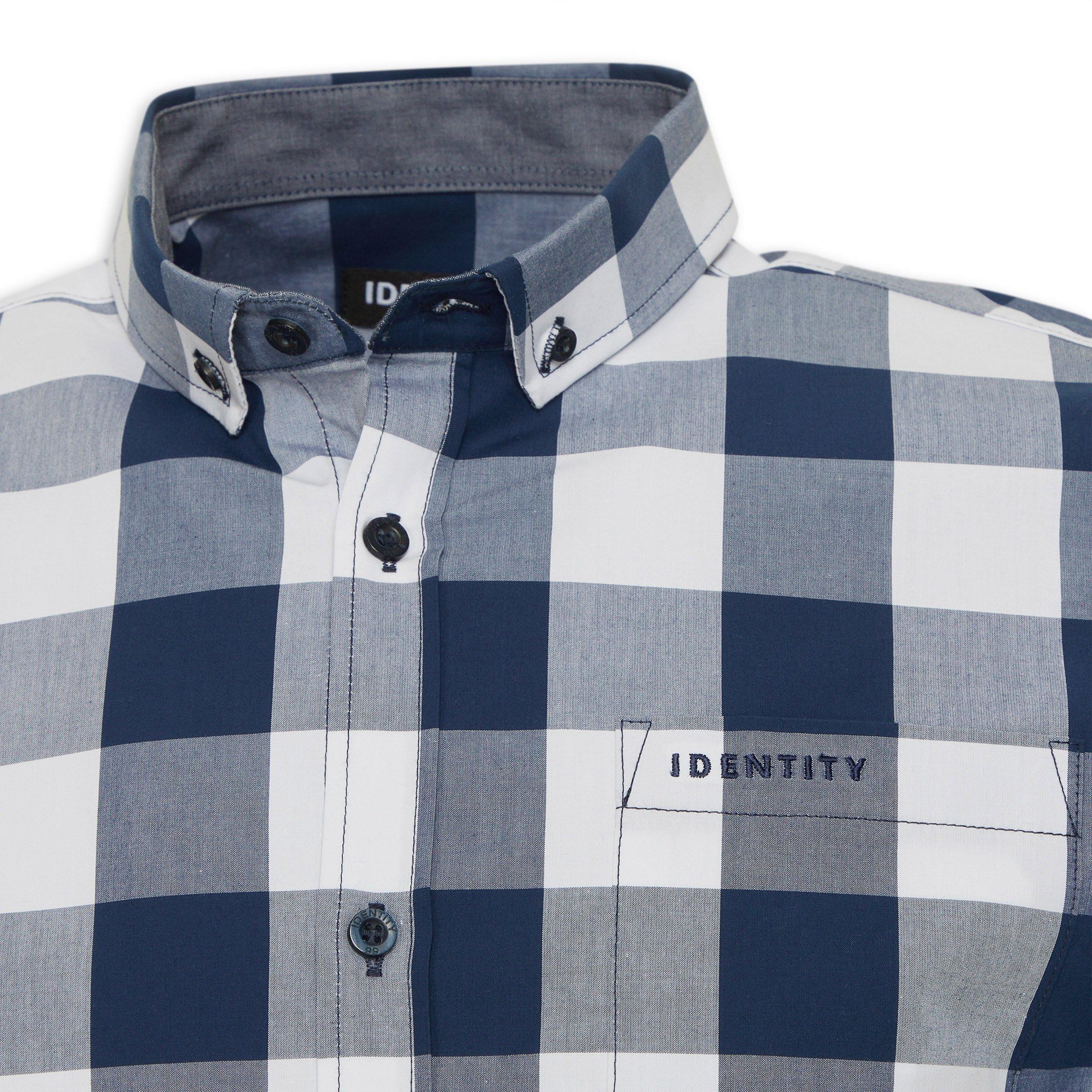 Blue and White Check Shirt (3195580) | Identity