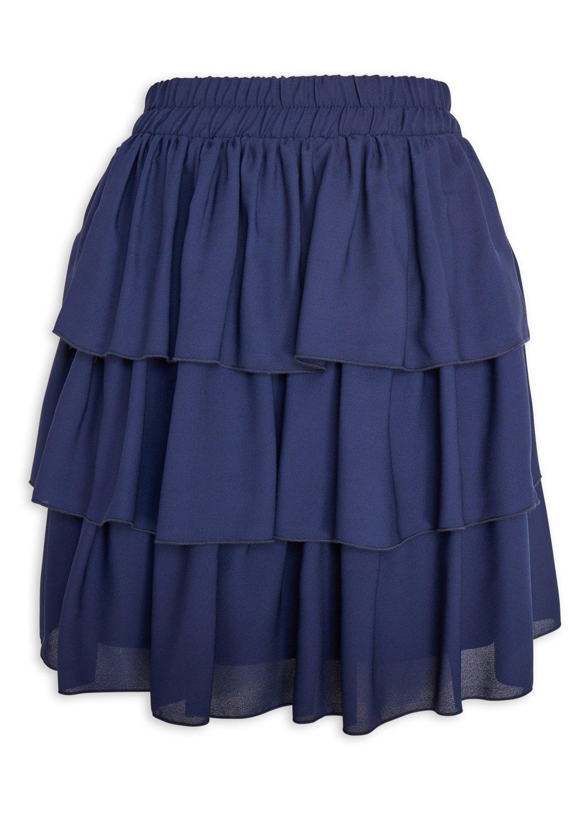 Navy Tiered Skirt (3196882) | Inwear