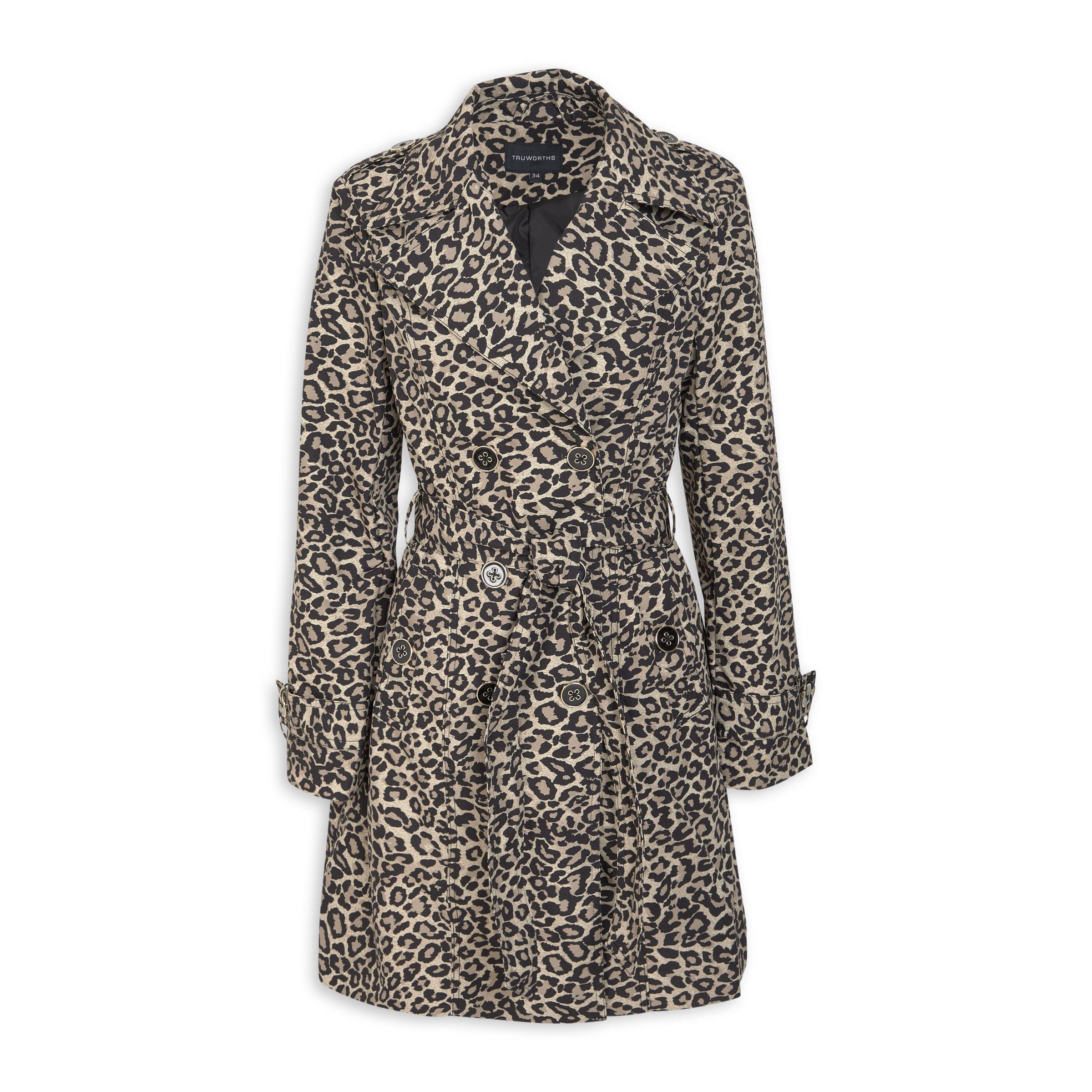 ジャケット・アウター Supreme Leopard Lind Trenchcoat XL BEIGE Beige Animal Print Trench Coat (3196907) | Truworths