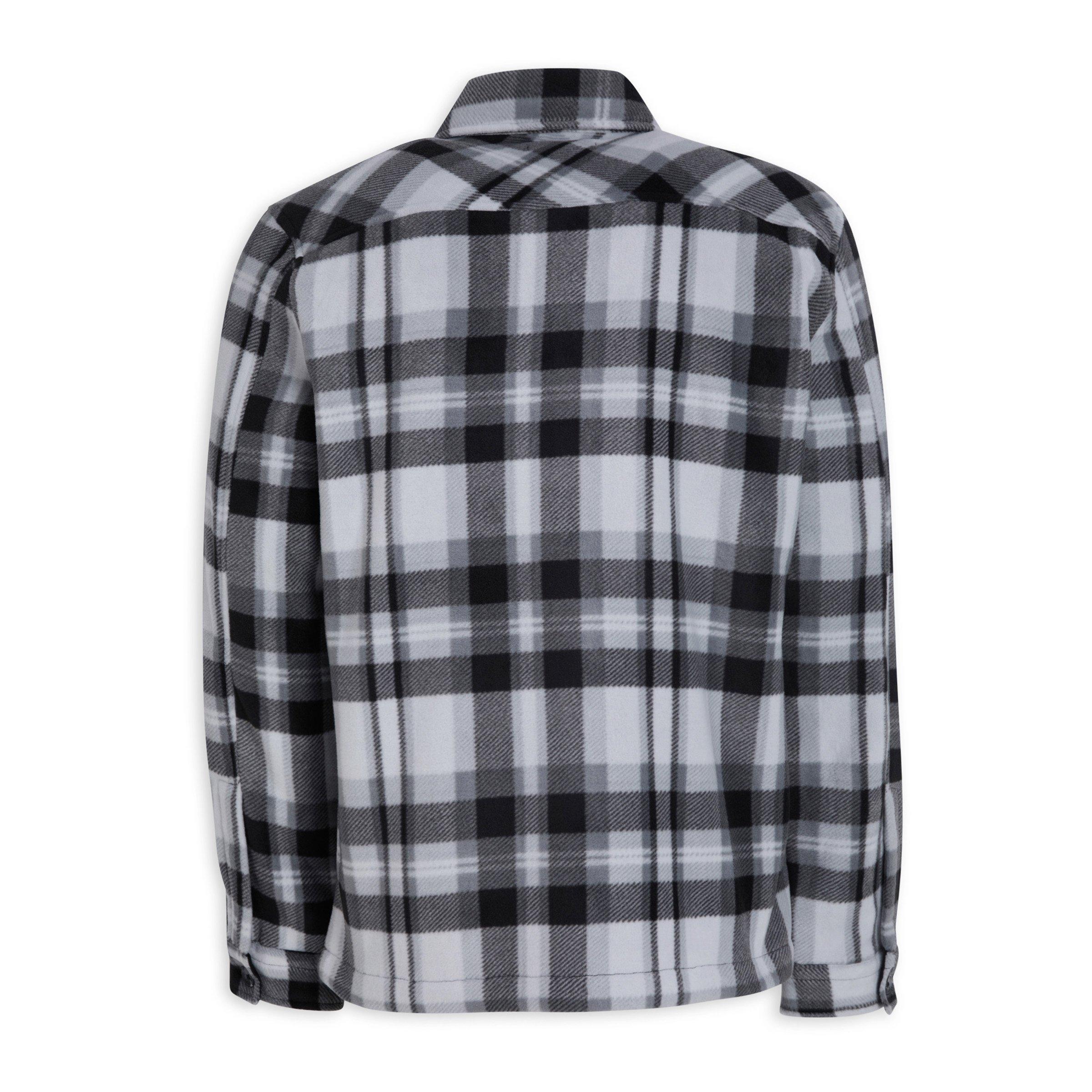 Grey Check Shacket (3197507) | Identity