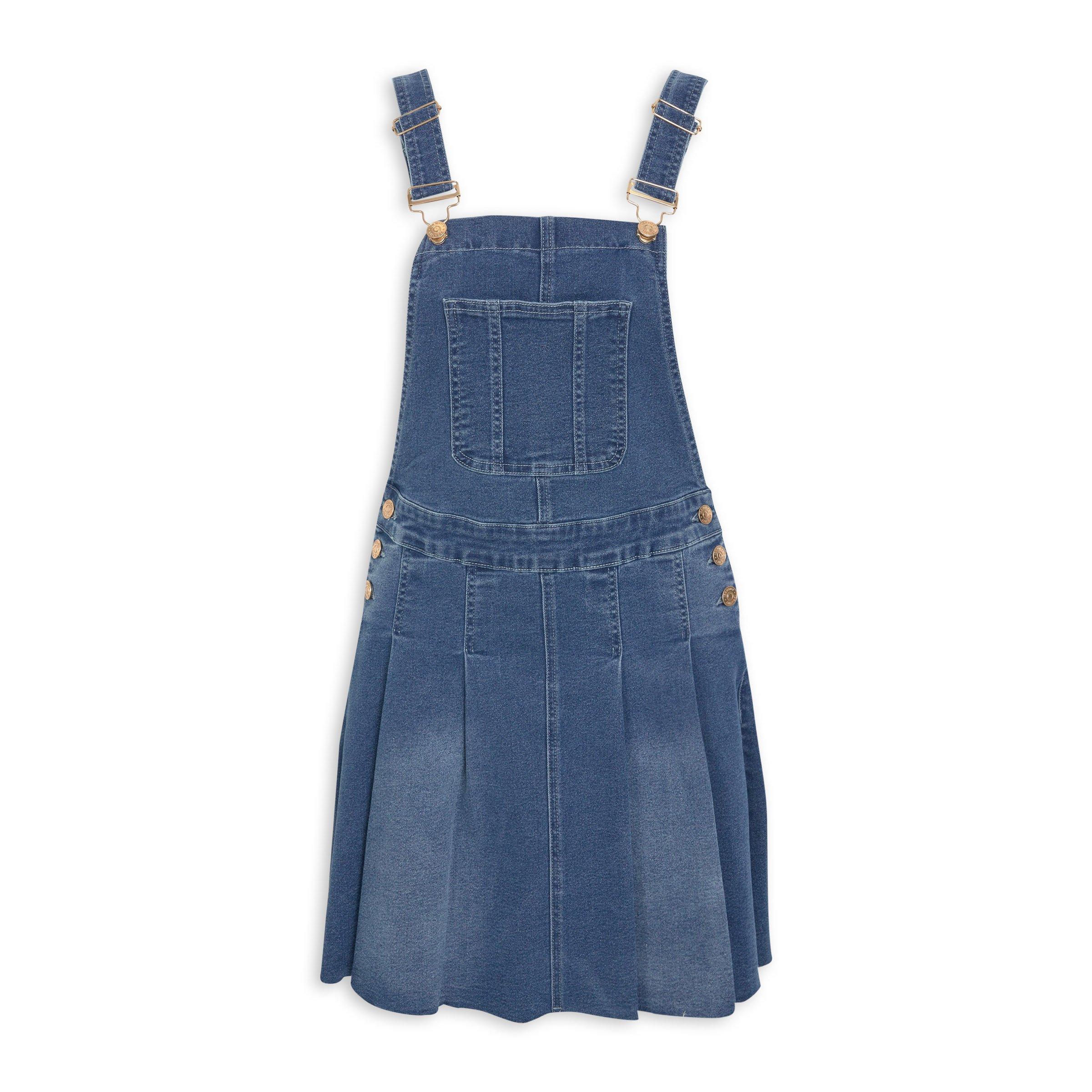 Blue Denim Pinafore Dress (3197687) | Identity