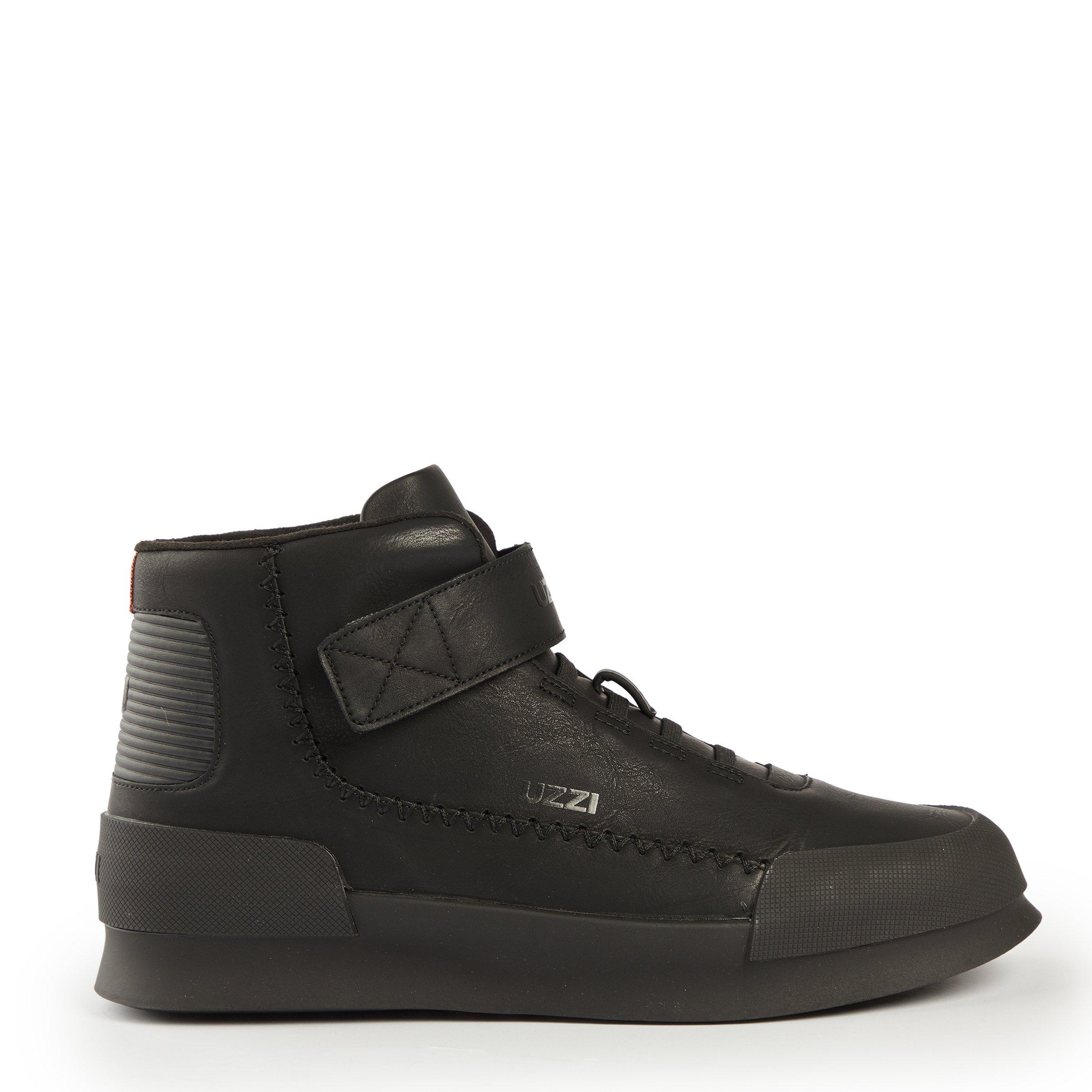 Black Hi-top Sneakers (3197792) | UZZI
